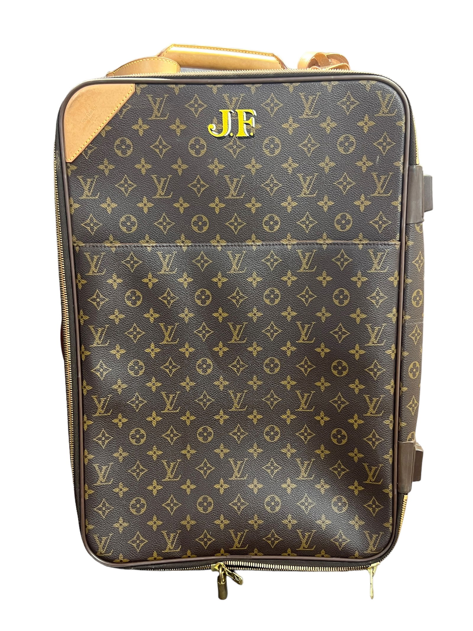 Original vintage Louis Vuitton Suitcase monogram JF John Frankenheimer (1 of 15)