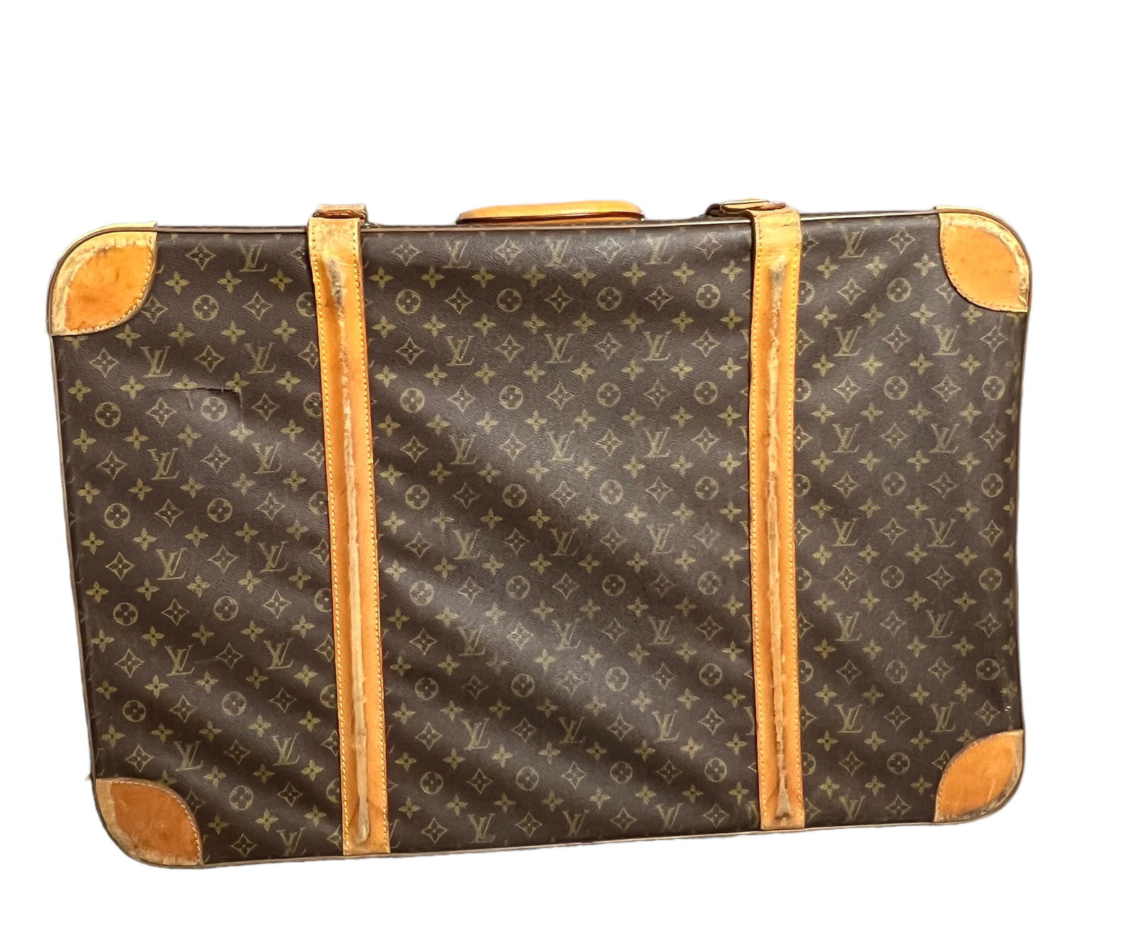 Louis Vuitton Monogram Travel Suitcase Luggage with F monogram (1 of 18)