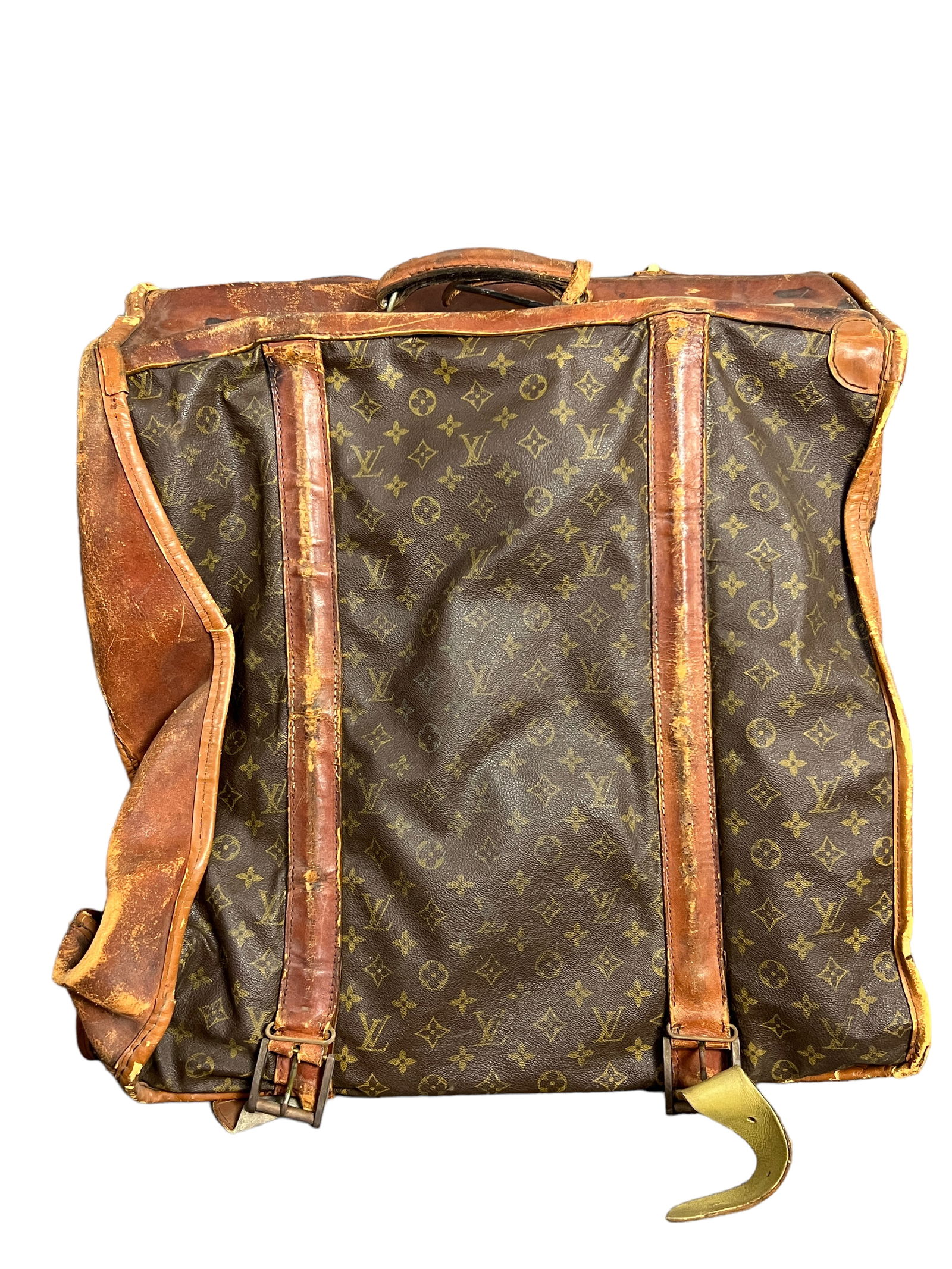 Original Antique Louis Vuitton Garment travel Bag Monogram (1 of 19)