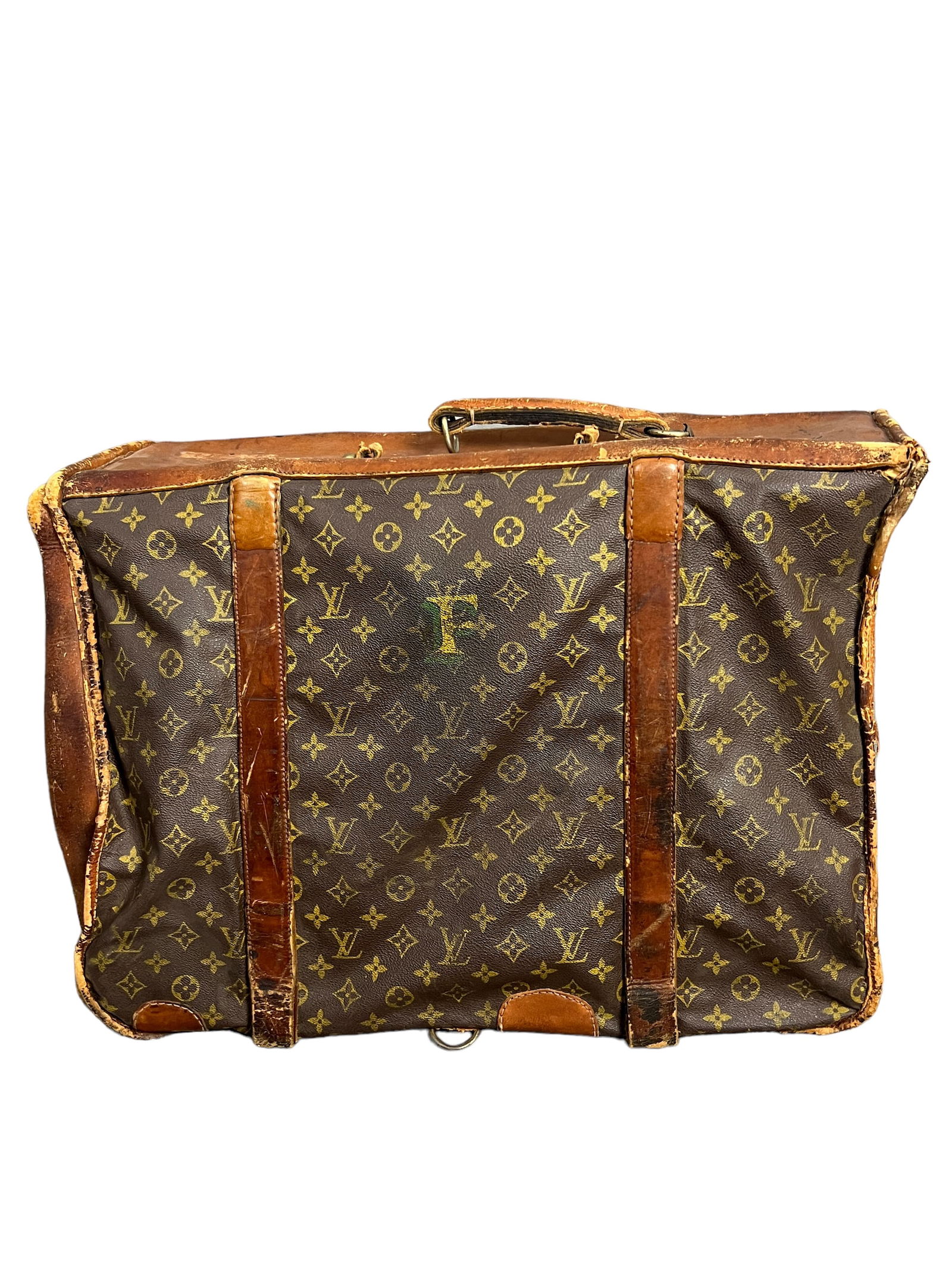 Original Antique Louis Vuitton Garment travel Bag Monogram (1 of 11)