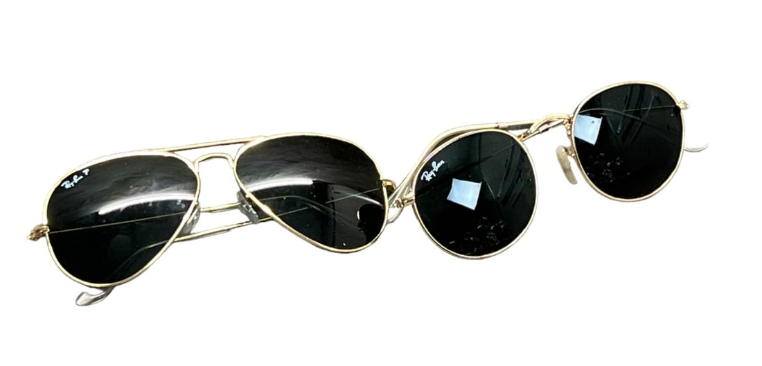 Vintage Ray-Ban aviator sunglasses sunglass collection lot (1 of 8)