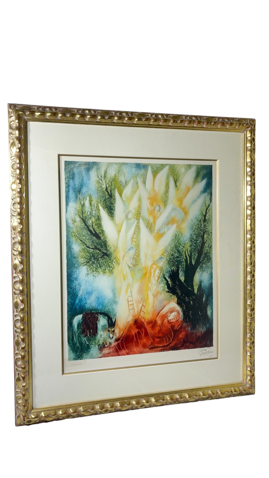 Reuven Rubin "Jacob's Ladder" Framed Color Lithograph (1 of 7)