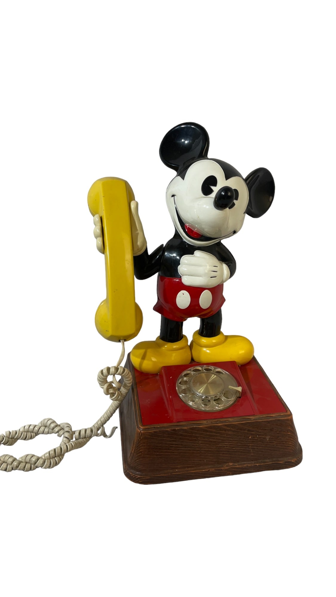 Mickey Mouse's Telephone Punch Dial Walt Disney Productions 1980s: Mickey Mouse's Telephone Punch Dial Walt Disney Productions 1980s