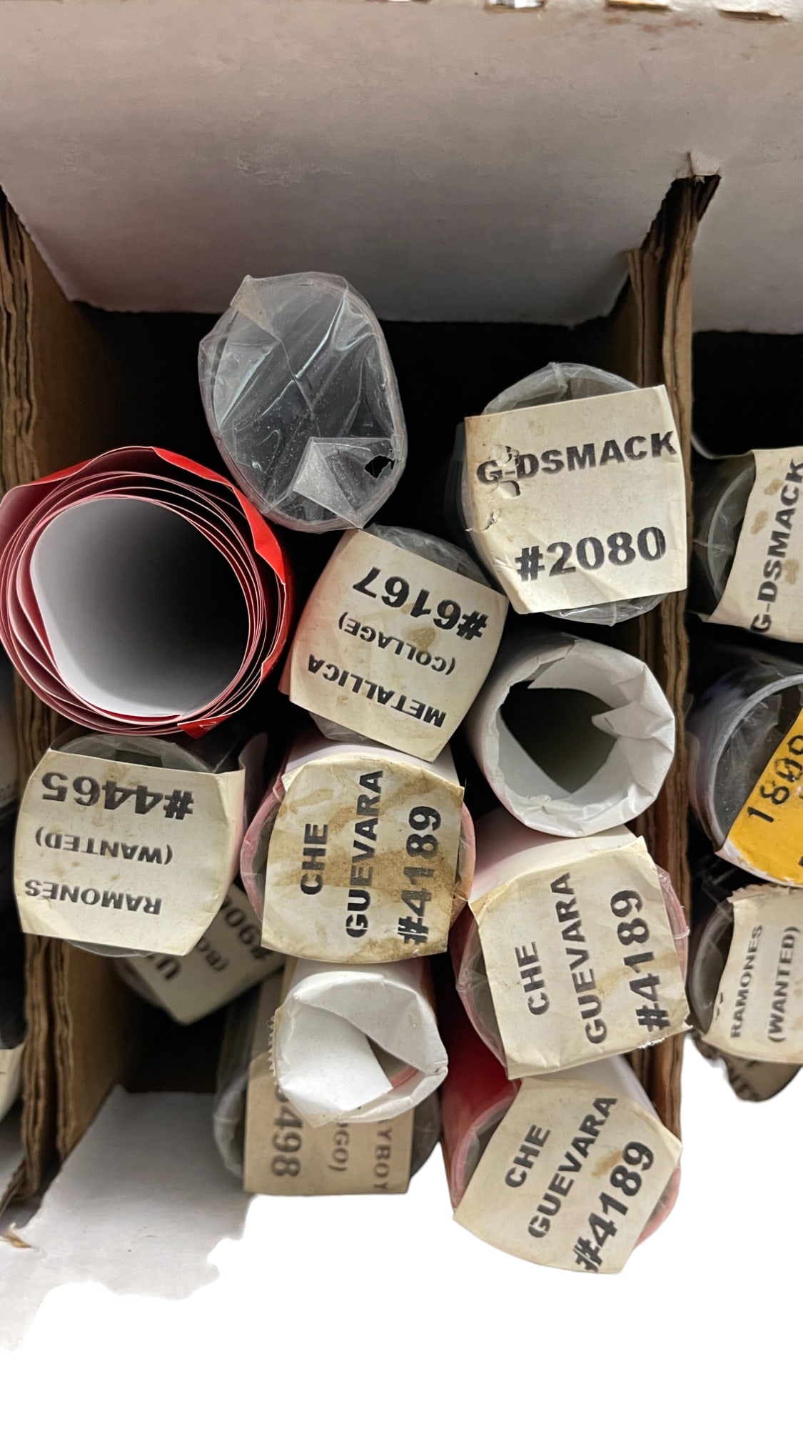 Lot(12) Vintage Rock & Roll/ Alternative Sealed Music Posters Collection Lot (1 of 3)