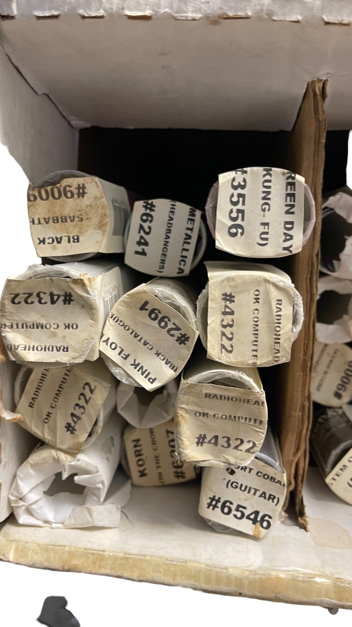 Lot(12) Vintage Rock & Roll/ Alternative Sealed Music Posters Collection Lot (1 of 3)