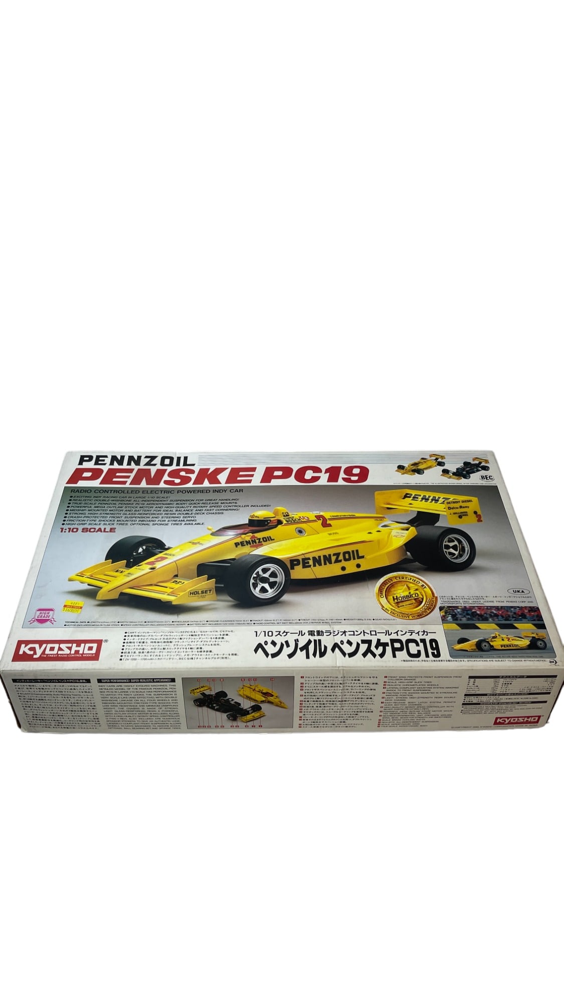 Kyosho 1991 Pennzoil Penske PC-19 - Radio Controlled Model Full Set (1 of 7)
