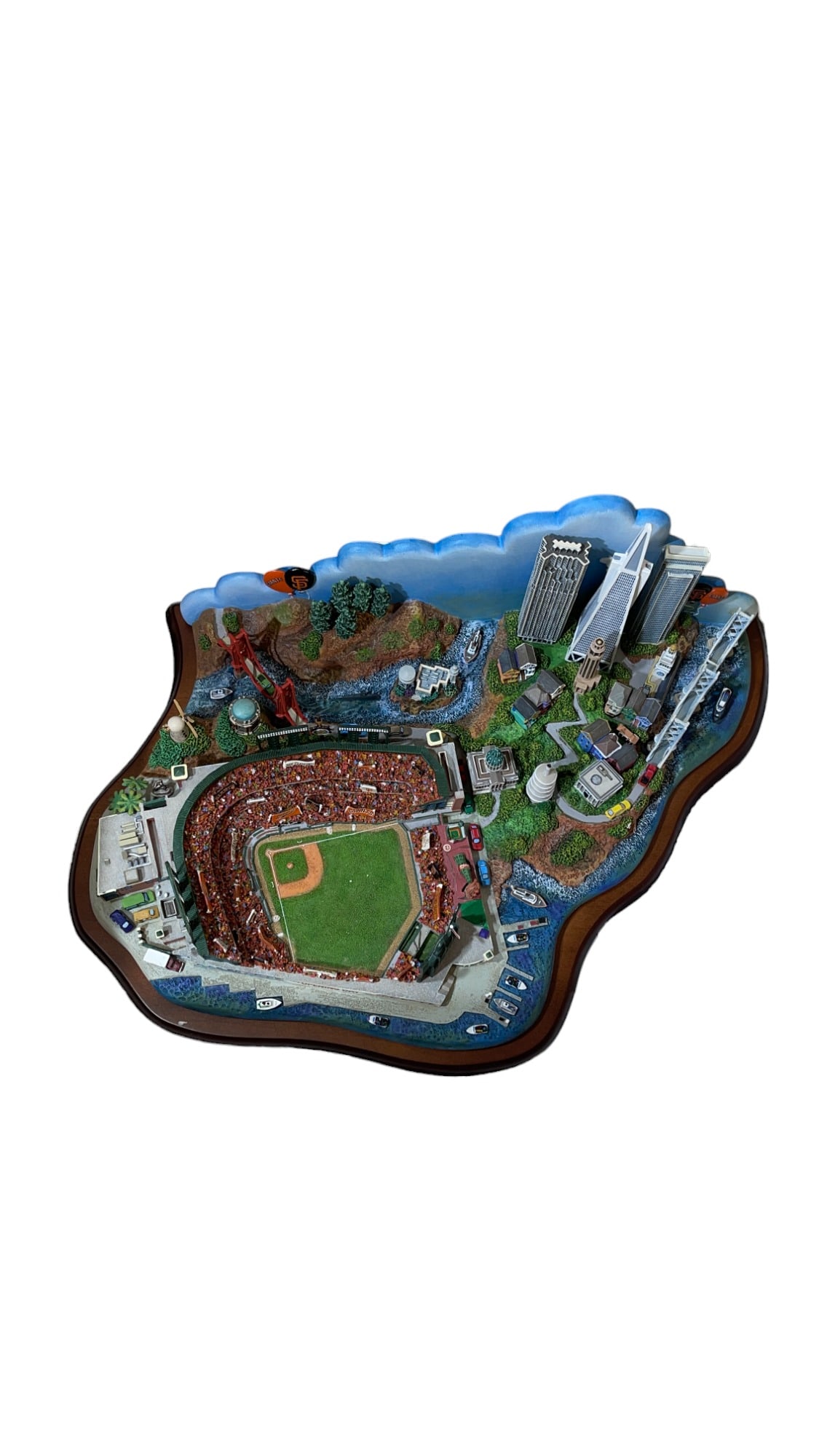 Original Baseball Danbury Mint "Pacific Bell Park" Opening Day Stadium San Francisco Giants: Original Baseball Danbury Mint "Pacific Bell Park" Opening Day Stadium San Francisco Giants