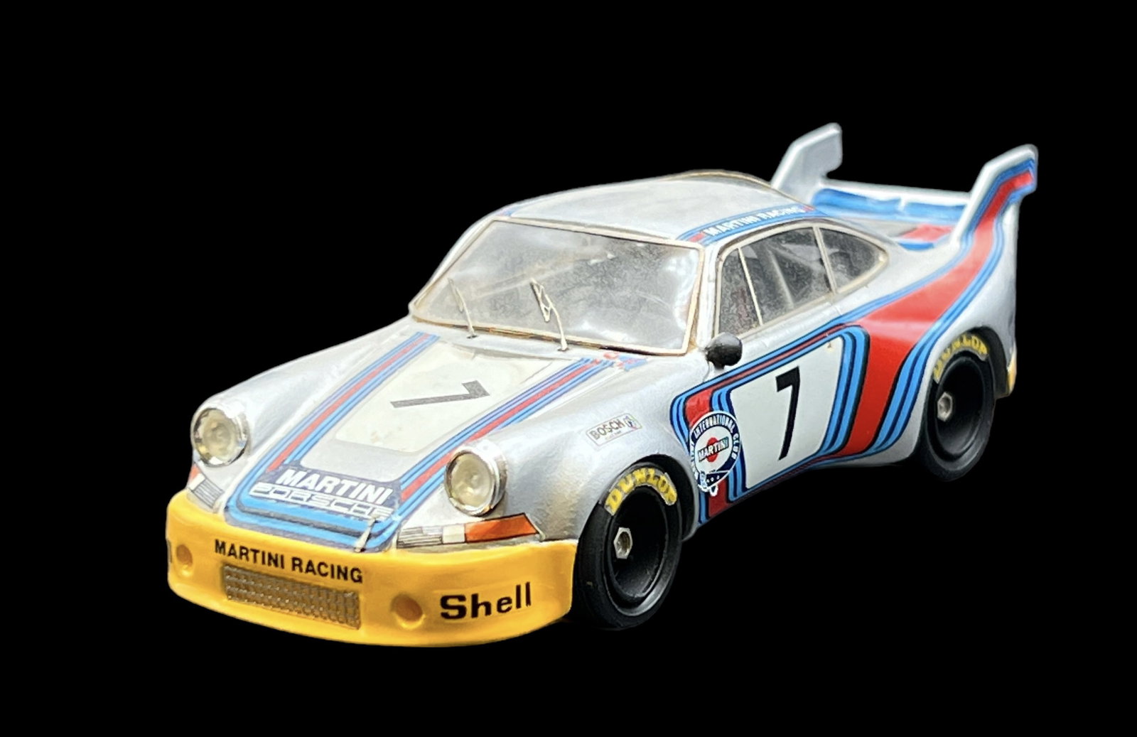 Vintage model car 1:43 Silver Porsche RSR 1973 BBR: PROVENANCE - John Michael Frankenheimer was an American film and television director known for social dramas and action/suspense films. Among his credits were Birdman of Alcatraz, The Manchurian Candi