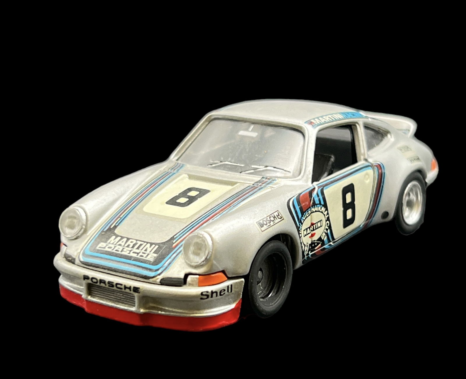 Vintage model car 1:43 SILVER PORSCHE CARRERA RS SOLIDO (1 of 8)