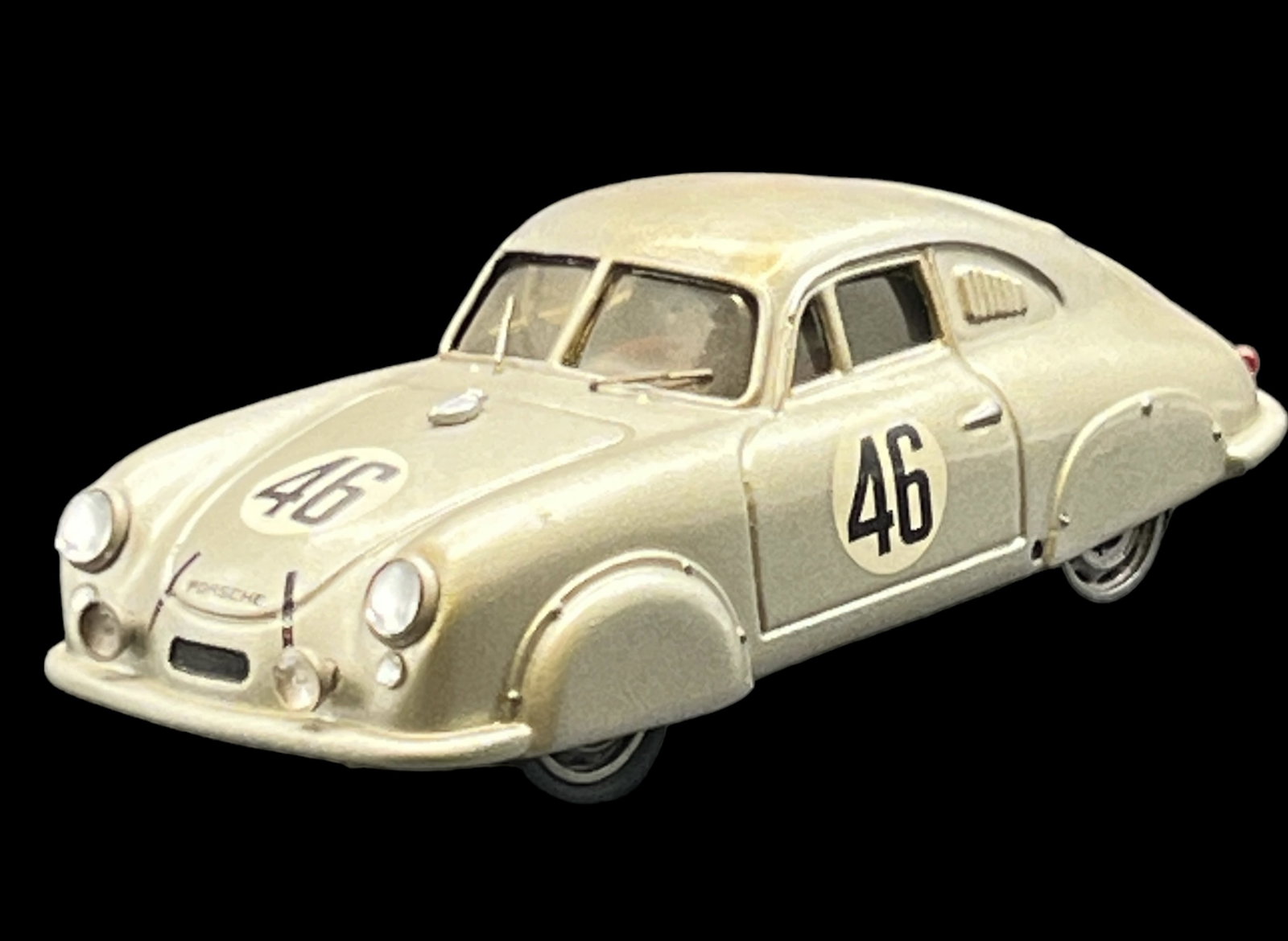 Vintage model car 1:43 silver Porsche 356 Le Mans 1951 future models (1 of 11)