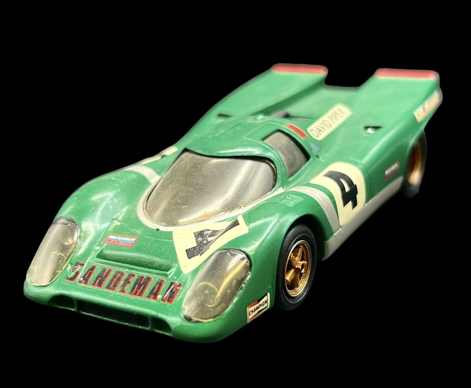 Vintage model car 1:43 Green Porsche 917 K PRECISION MODELS (1 of 11)