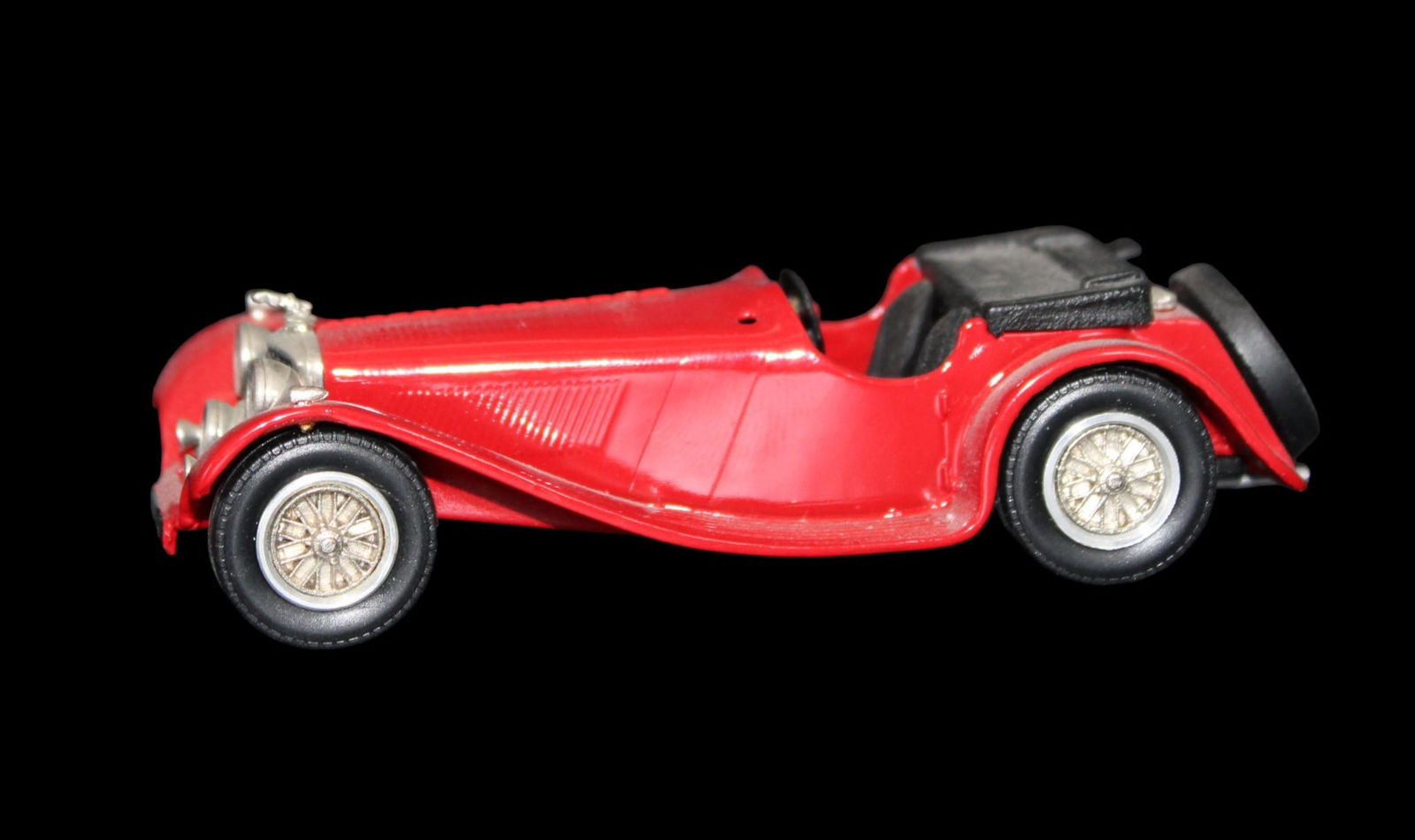 Vintage model car 1:43 RED JAGUAR SS 100 1938 WM (1 of 7)