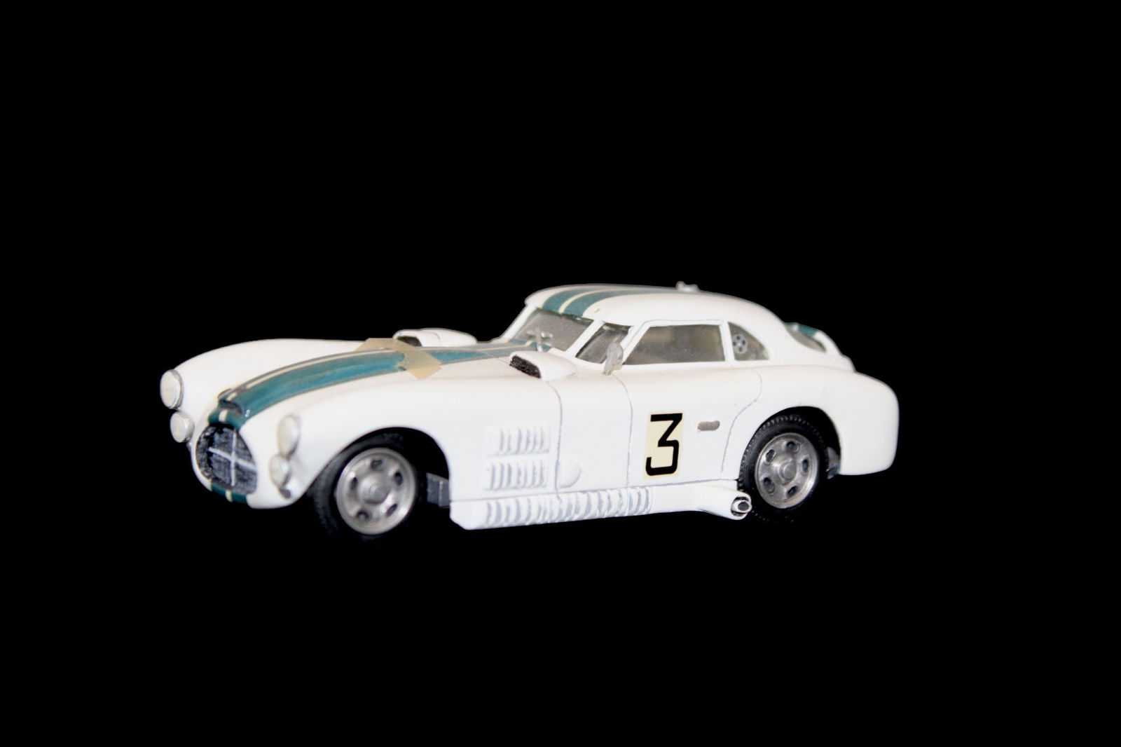 Vintage model car 1:43 WHITE GREEN CUNNINGHAM C4 RK '52 PRECISION (1 of 12)