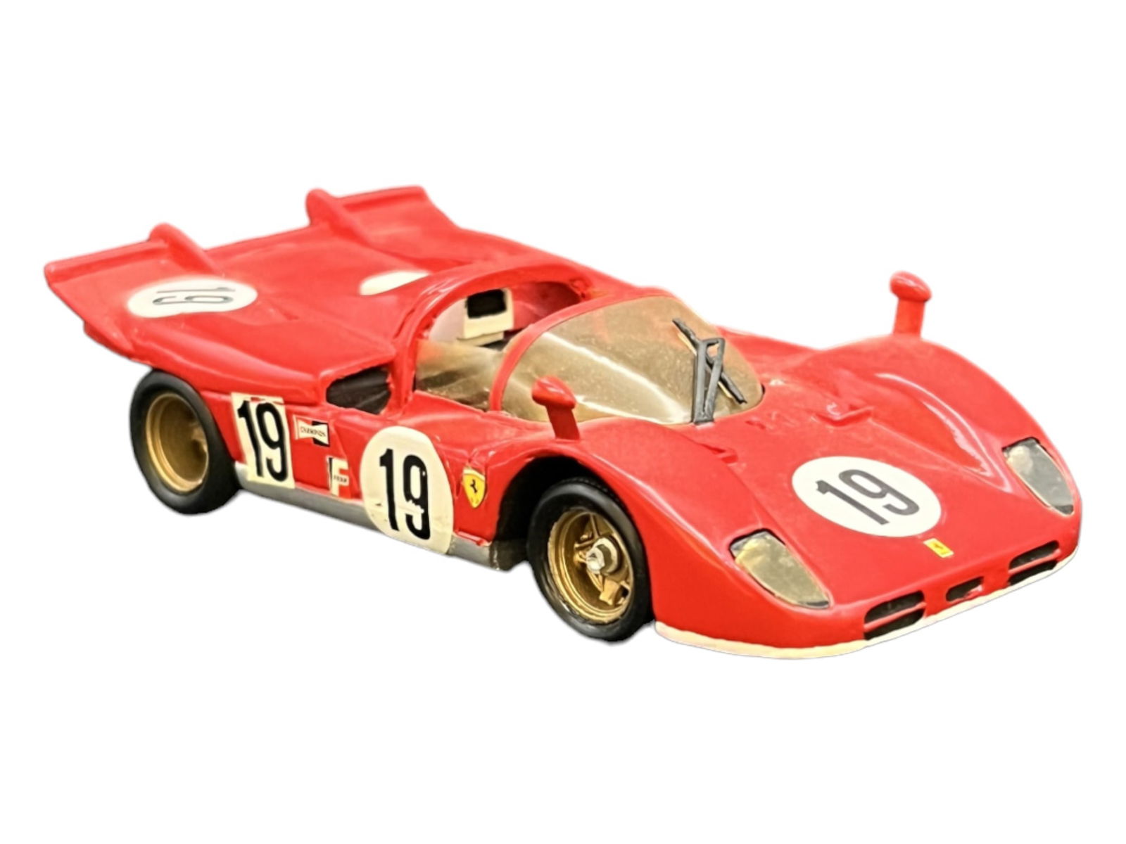 Vintage model car 1:43 red Ferrari 512 S Etruria Modell (1 of 9)