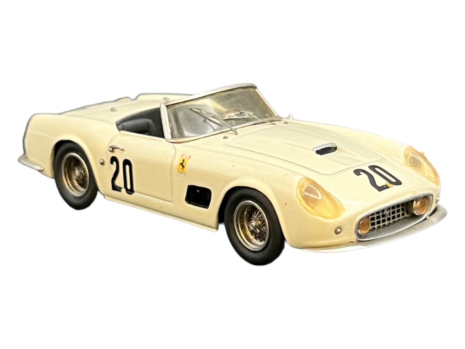 Vintage model car 1:43 White 20 Ferrari 250 GT California AMR: PROVENANCE - John Michael Frankenheimer was an American film and television director known for social dramas and action/suspense films. Among his credits were Birdman of Alcatraz, The Manchurian Candi