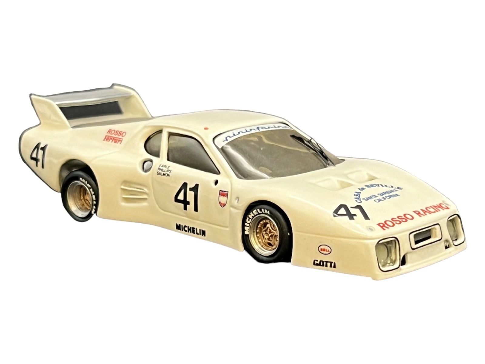 Vintage model car 1:43 white 41 Ferrari BB 512 LE MANS 81 AMR: PROVENANCE - John Michael Frankenheimer was an American film and television director known for social dramas and action/suspense films. Among his credits were Birdman of Alcatraz, The Manchurian Candi