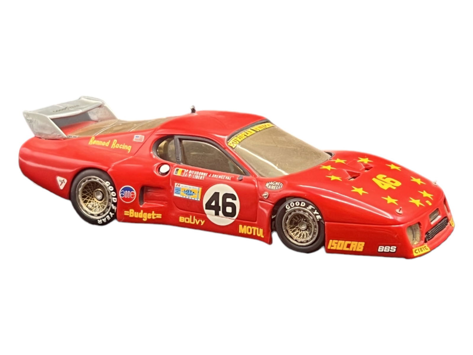 Vintage model car 1:43 red 46 Ferrari BB 512 Le Mans 81 AMR: PROVENANCE - John Michael Frankenheimer was an American film and television director known for social dramas and action/suspense films. Among his credits were Birdman of Alcatraz, The Manchurian Candi