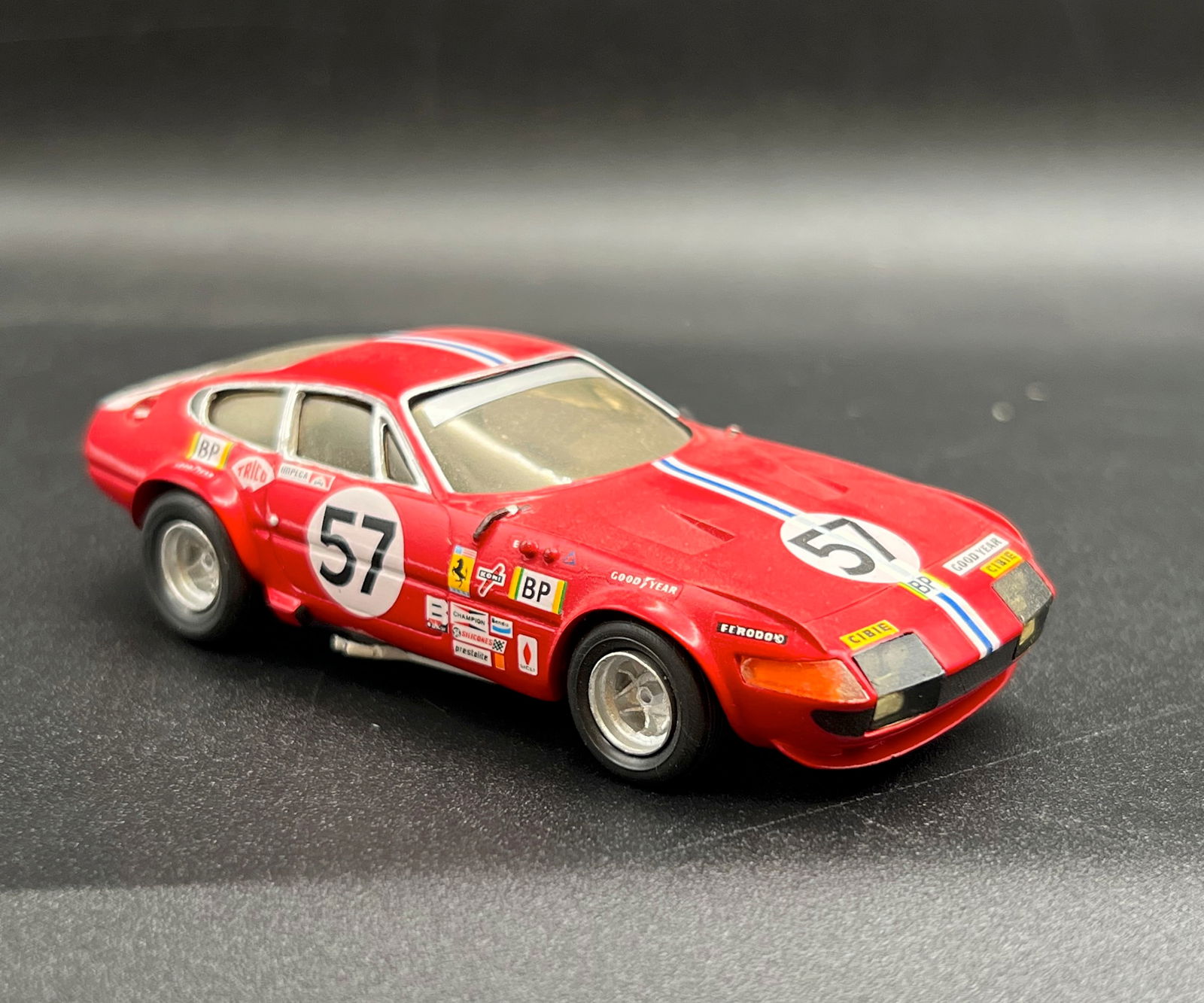 Vintage model car 1:43 Scale  red Ferrari 365 GT B4 64 PM (1 of 5)