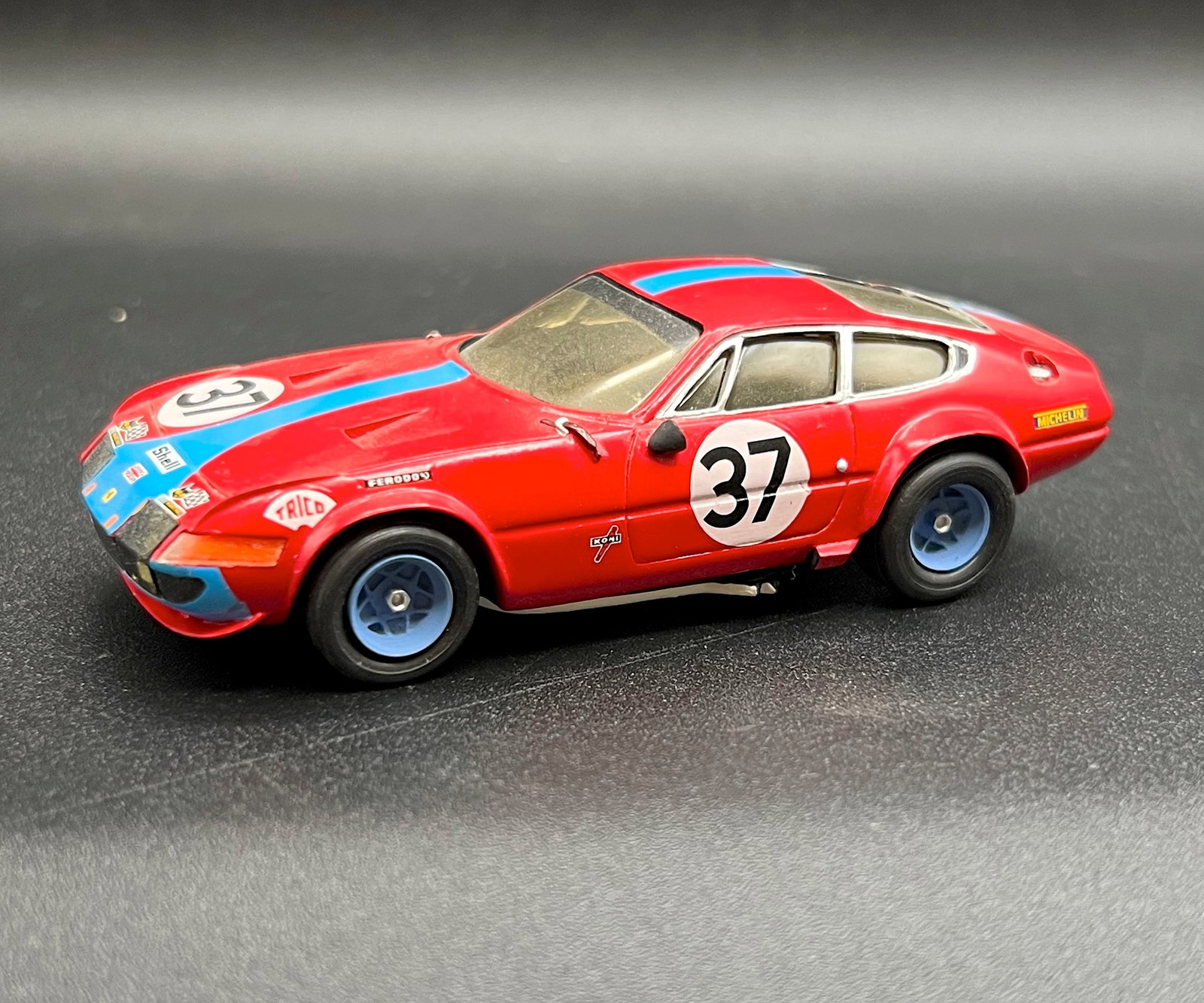 Vintage model car 1:43 Scale red Ferrari 365GT B4 - 64 - PM: PROVENANCE - John Michael Frankenheimer was an American film and television director known for social dramas and action/suspense films. Among his credits were Birdman of Alcatraz, The Manchurian Candi
