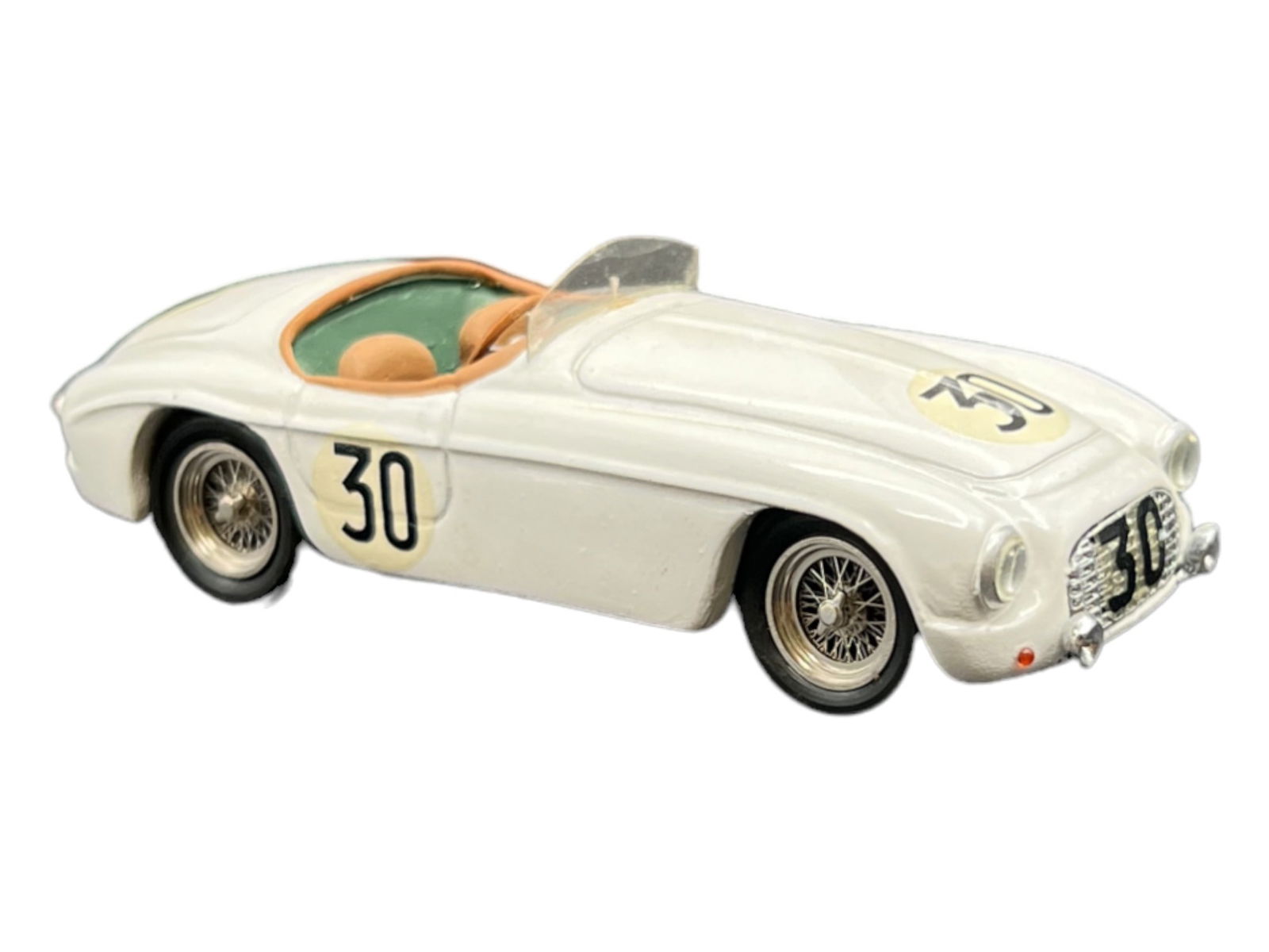 Vintage model car 1:43 Scale White Ferrari 212 export 51 CCI (1 of 5)