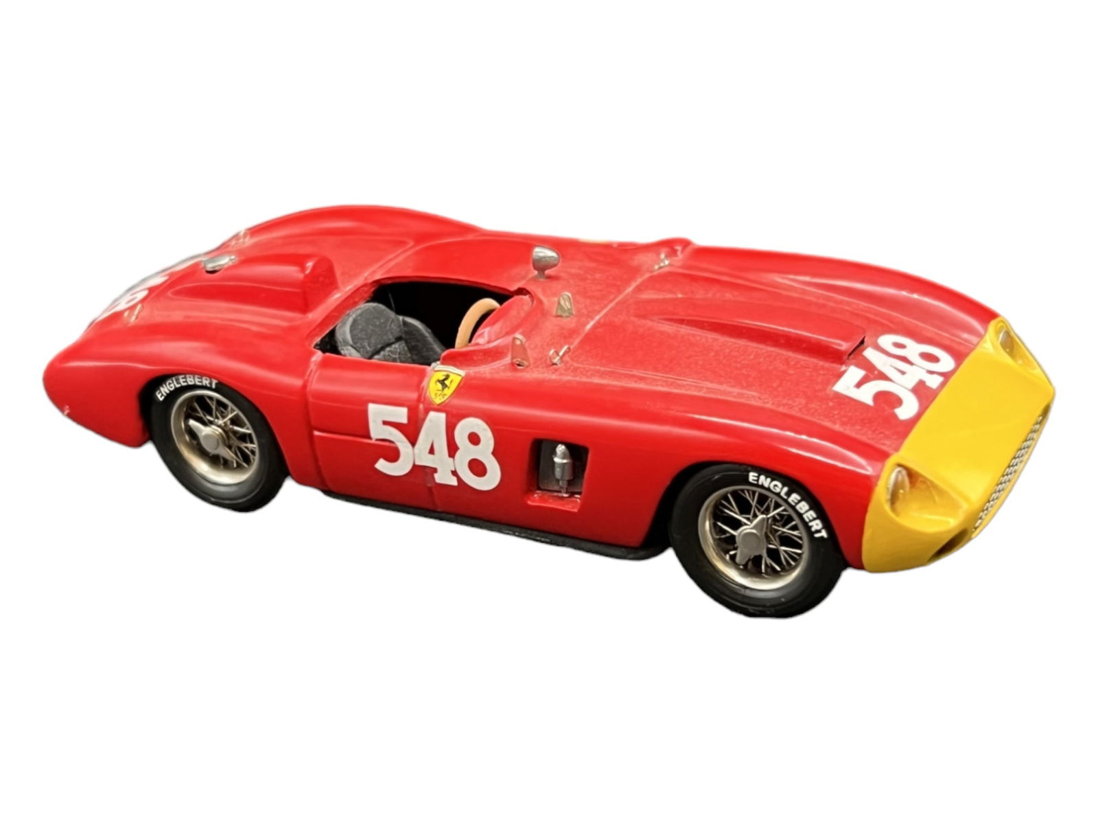 Vintage model car 1:43 Scale Red Ferrari 290 MM 1000 Miglia '56 Meri Kits (1 of 6)