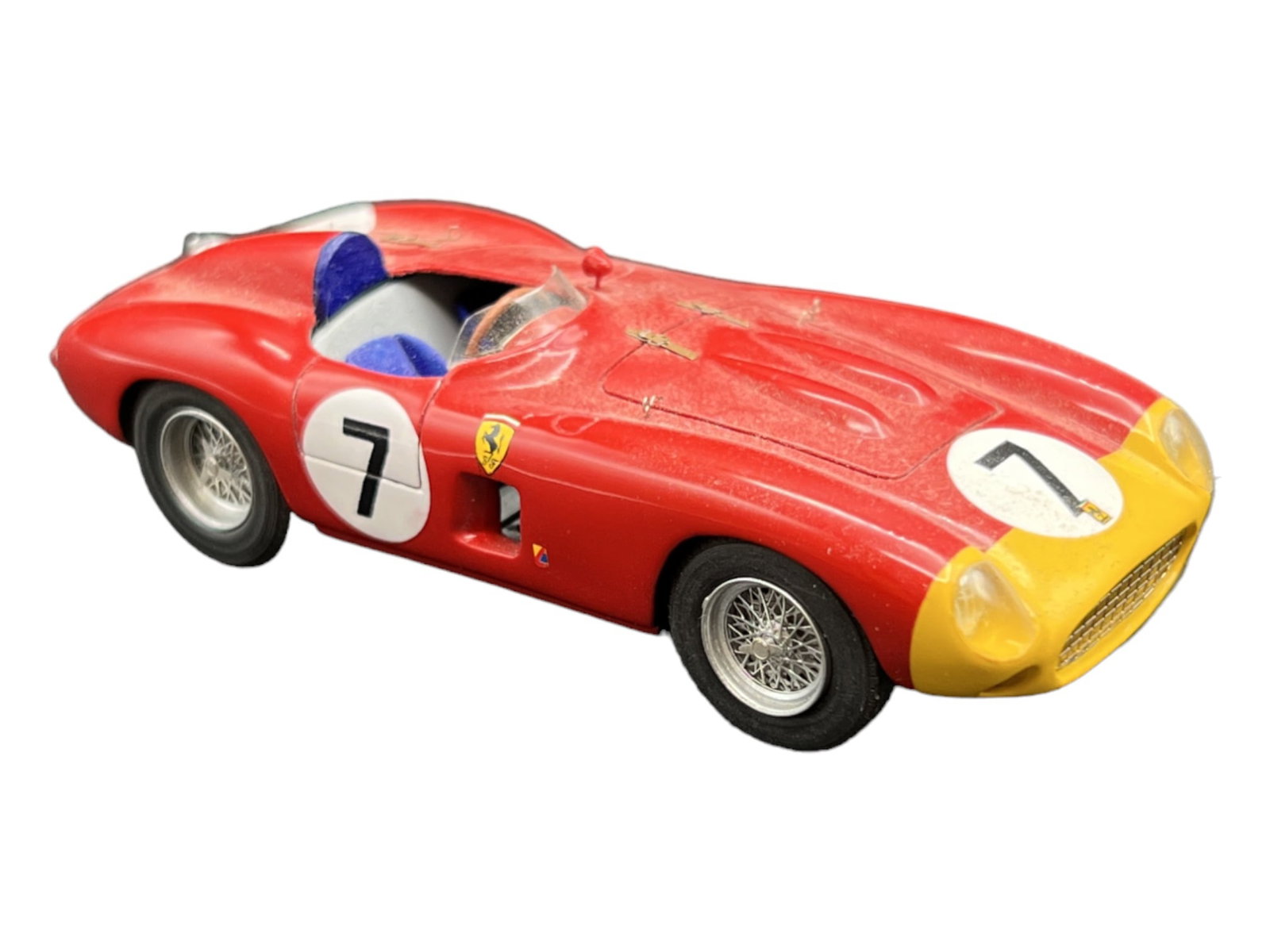 Vintage model car 1:43 Scale Red Ferrari 857 s - Buzz Lockwood: PROVENANCE - John Michael Frankenheimer was an American film and television director known for social dramas and action/suspense films. Among his credits were Birdman of Alcatraz, The Manchurian Candi