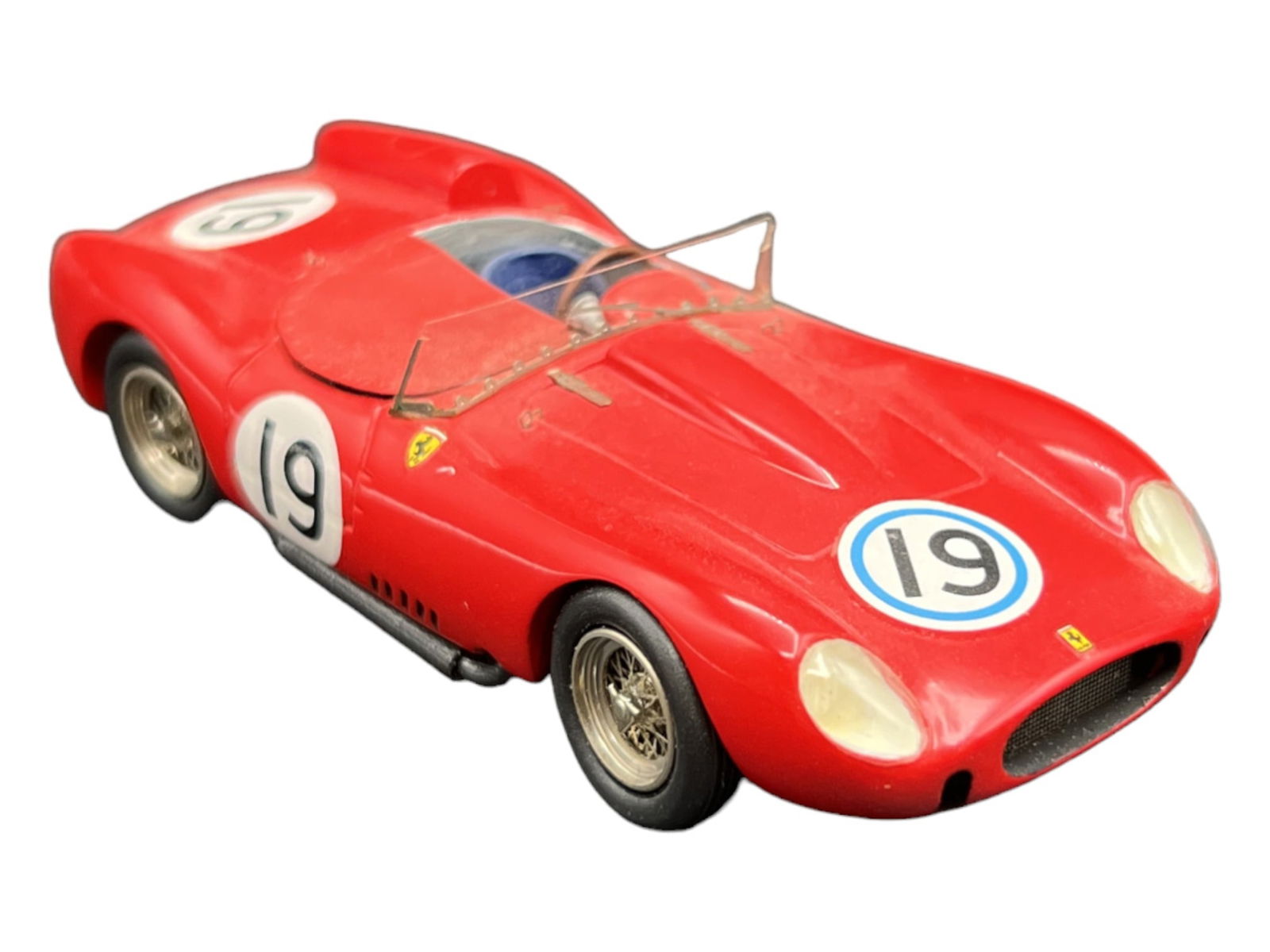 Vintage model car 1:43 Scale Red Ferrari 296 Dino '58 BBR (1 of 9)