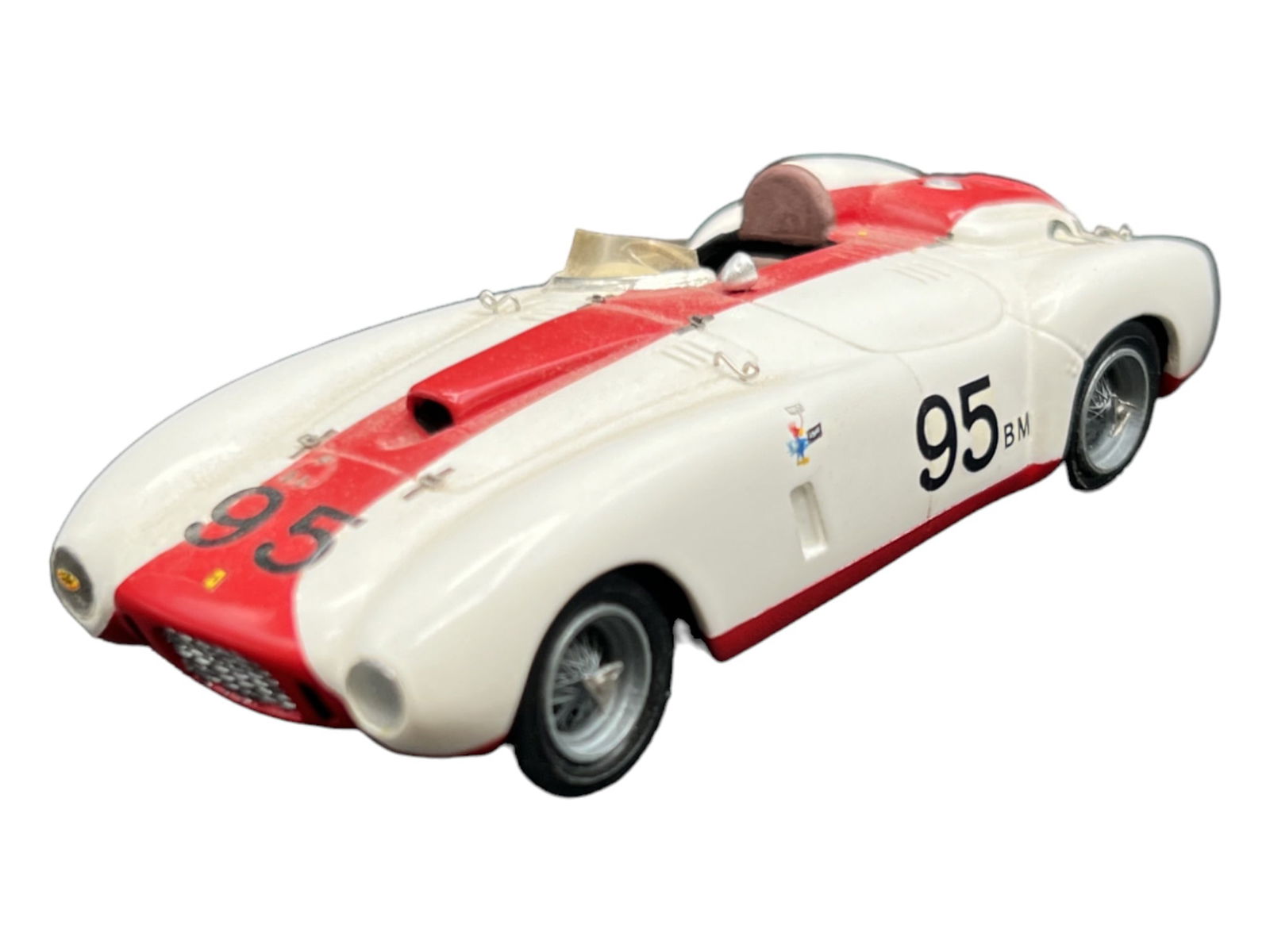Vintage model car 1:43 Scale White red Ferrari 375 MM starter Buzz Lockwood (1 of 9)