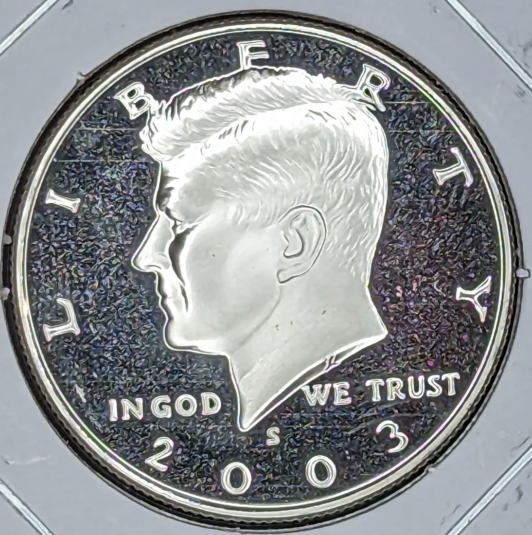 2003-S Silver Proof Kennedy Half Dollar Coin (1 of 2)
