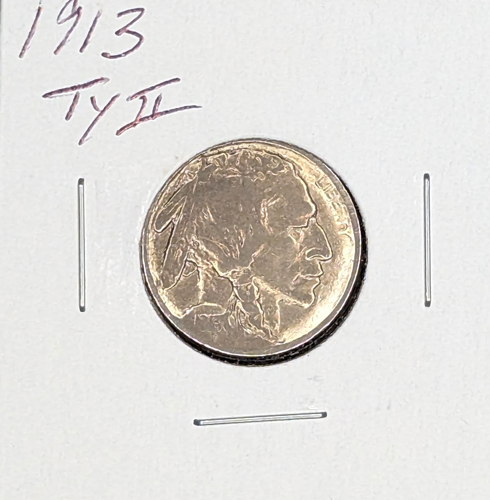 1913 Type 2 Buffalo Nickel coin (1 of 2)
