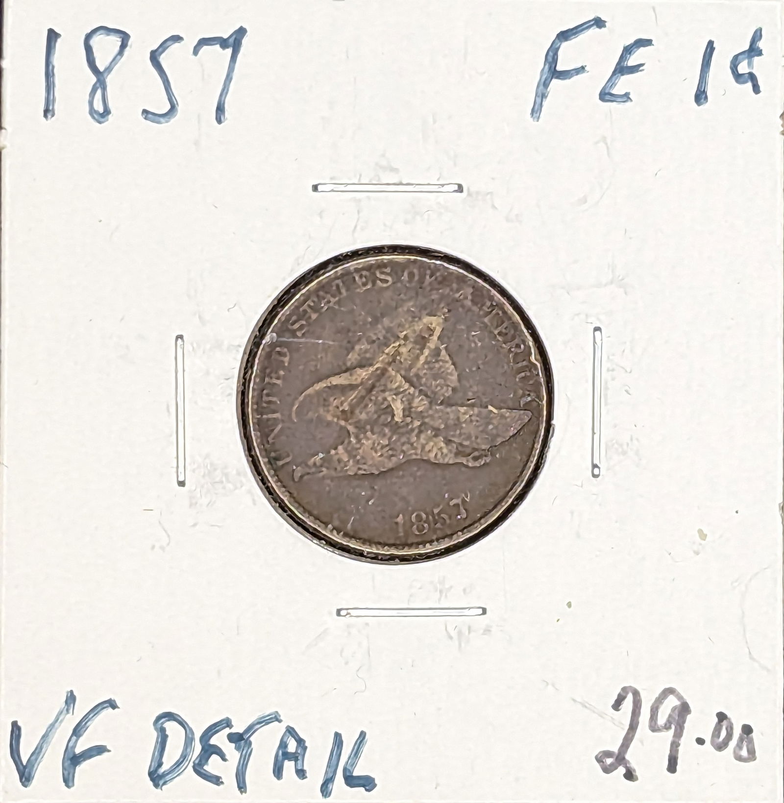 1857 Flying Eagle Cent coin (1 of 2)