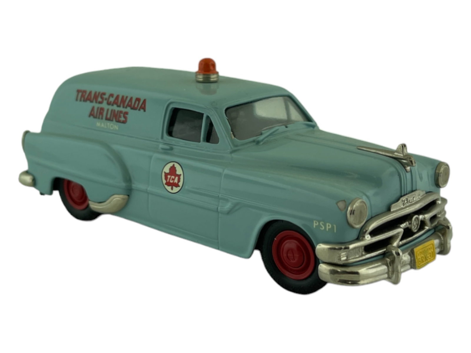 Vintage Model Car 1:43 Light Blue Pontiac Sedan Delivery 1953 Brooklin Models England: Vintage Model Car 1:43 Light Blue Pontiac Sedan Delivery 1953 Brooklin Models England