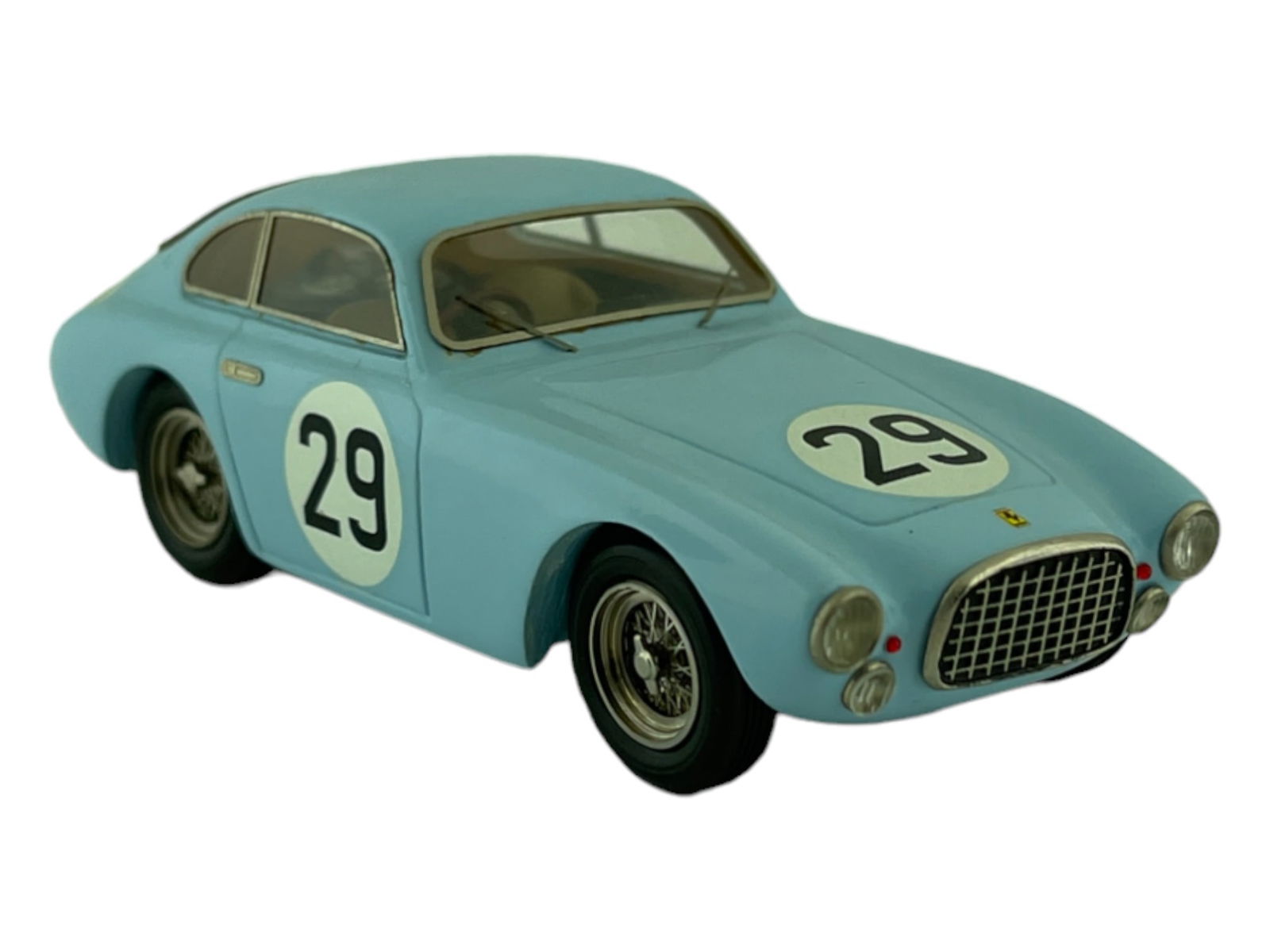 Vintage Model Car 1:43 Light Blue Ferrari 212 VIGNALE 1952 Made in Italy (1 of 5)