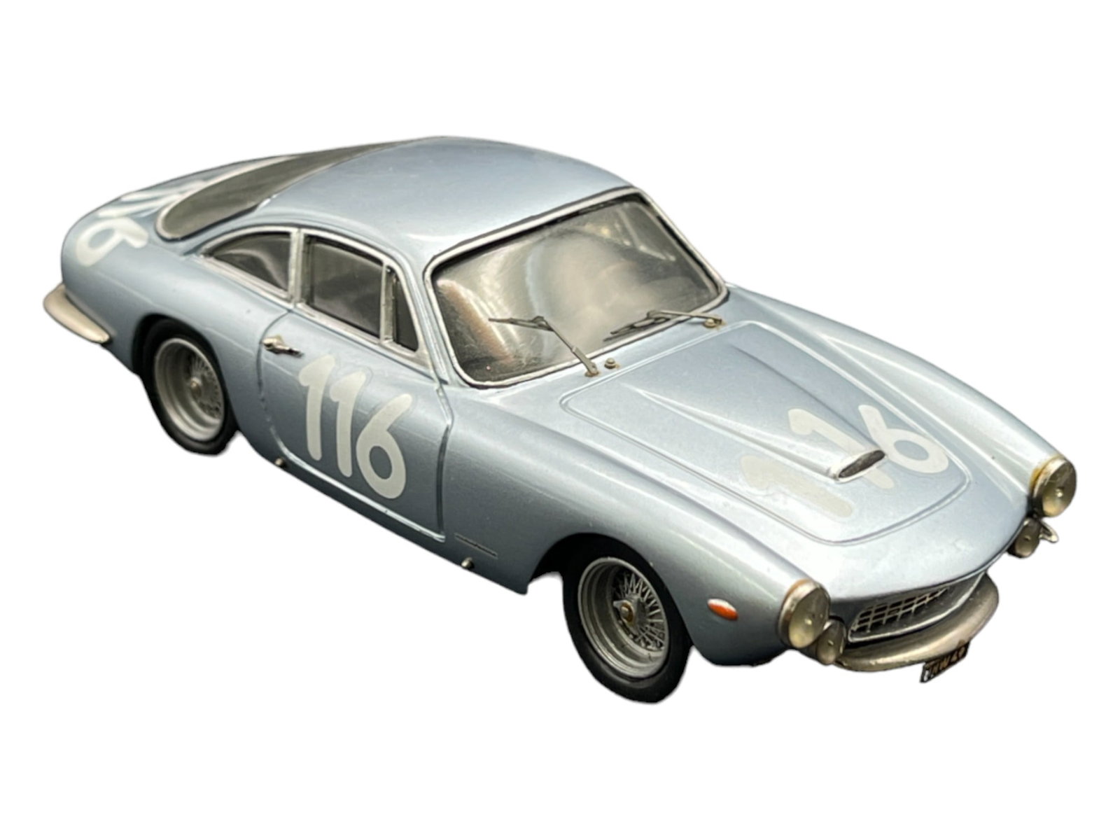 Vintage Model Car 1:43 Silver 116 Ferrari 250 GT Lusso - Andre M. Ruf (1 of 6)