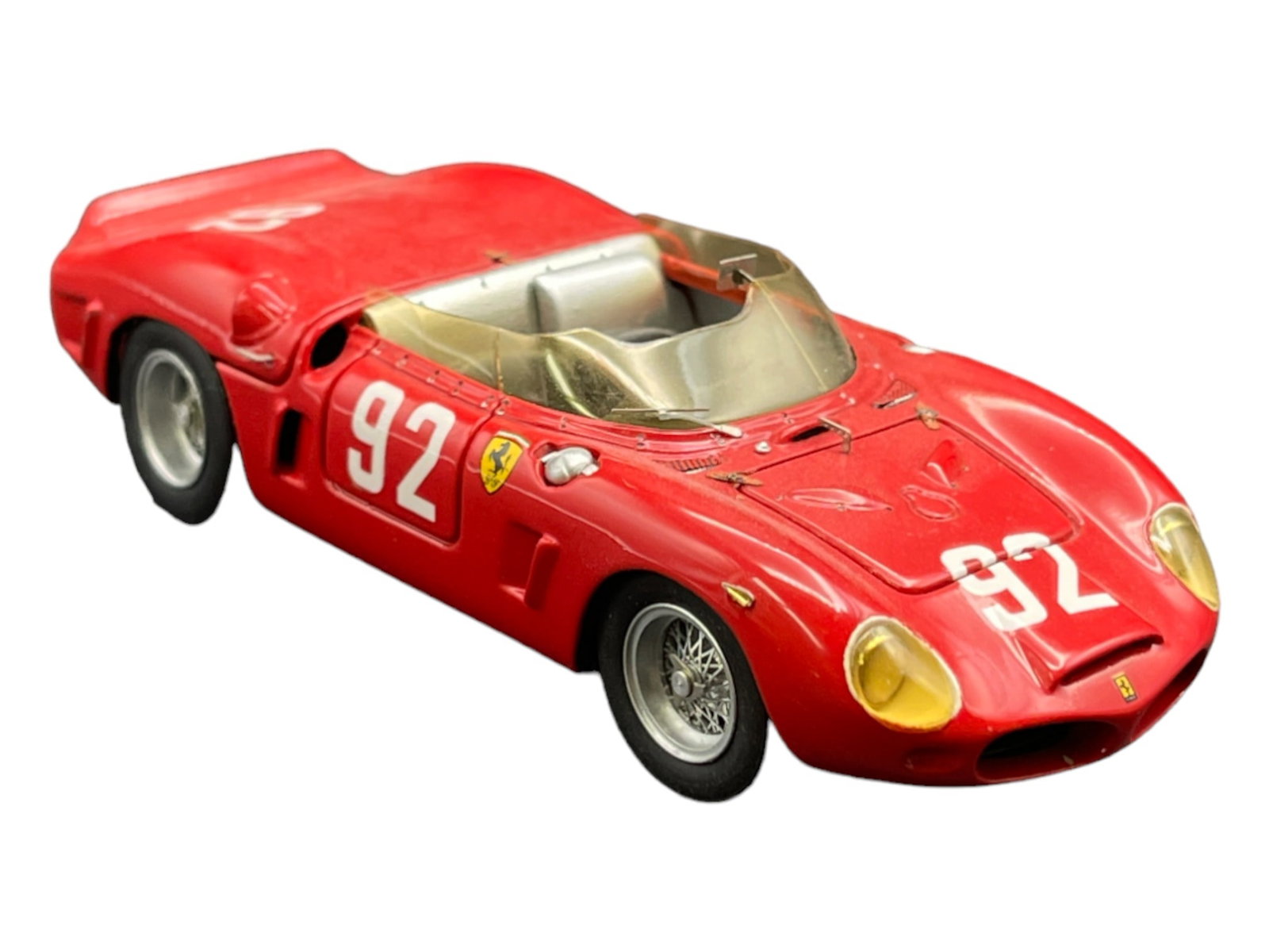Vintage Model Car 1:43 Red 92 Ferrari 250 TR - Buzz Lockwood (1 of 6)
