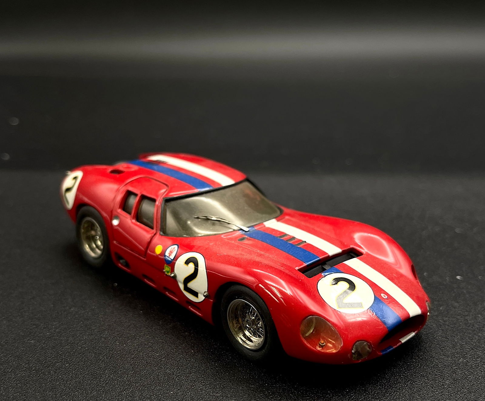 Vintage Model Car 1:43 Red Maserati 151 - 3 - Andre M. Ruf (1 of 5)