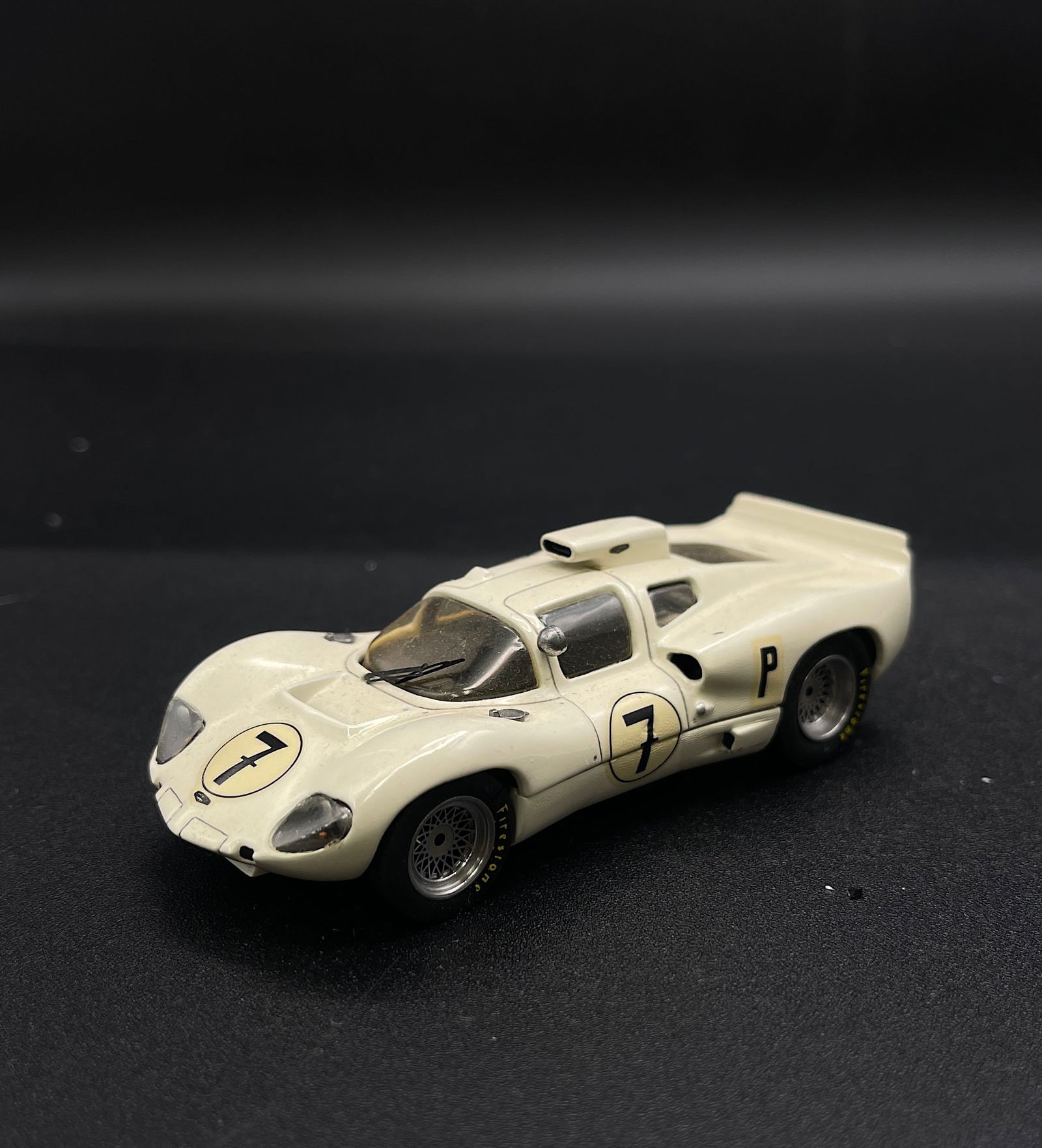 Vintage Model Car 1:43 White Chparral John Simons (1 of 5)