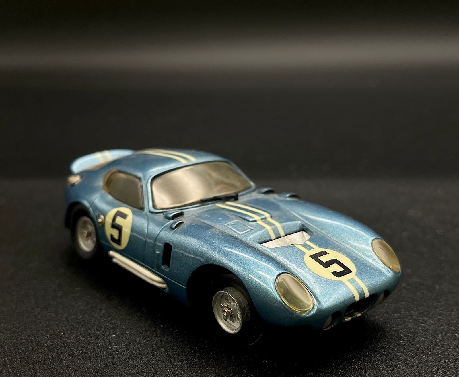 Vintage Model Car 1:43 Light Blue AC Cobra Cobra Coupe - SMTS (1 of 5)