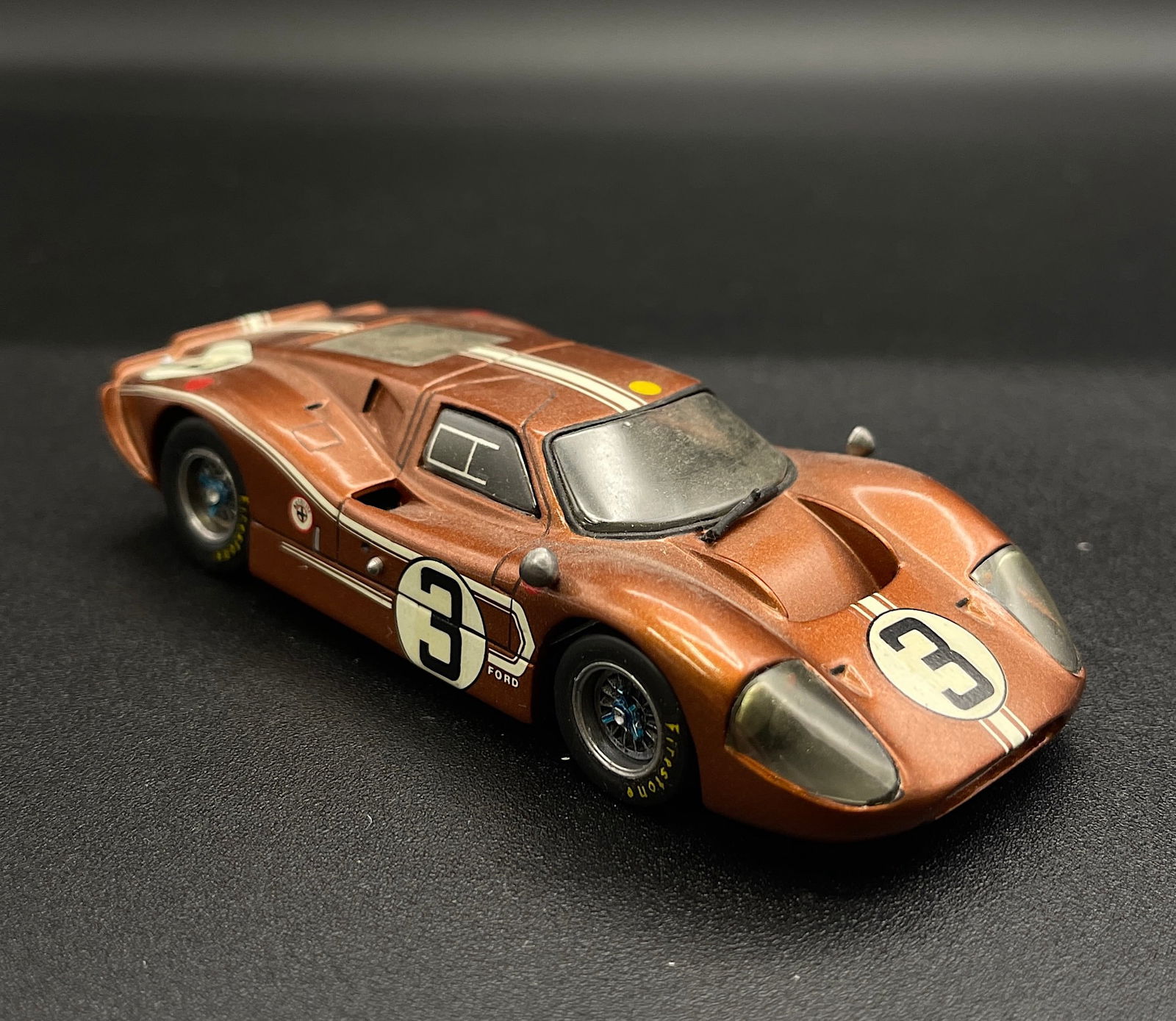 Vintage Model Car 1:43 Brown Ford Mark IV 1967 Jack Simons (1 of 5)