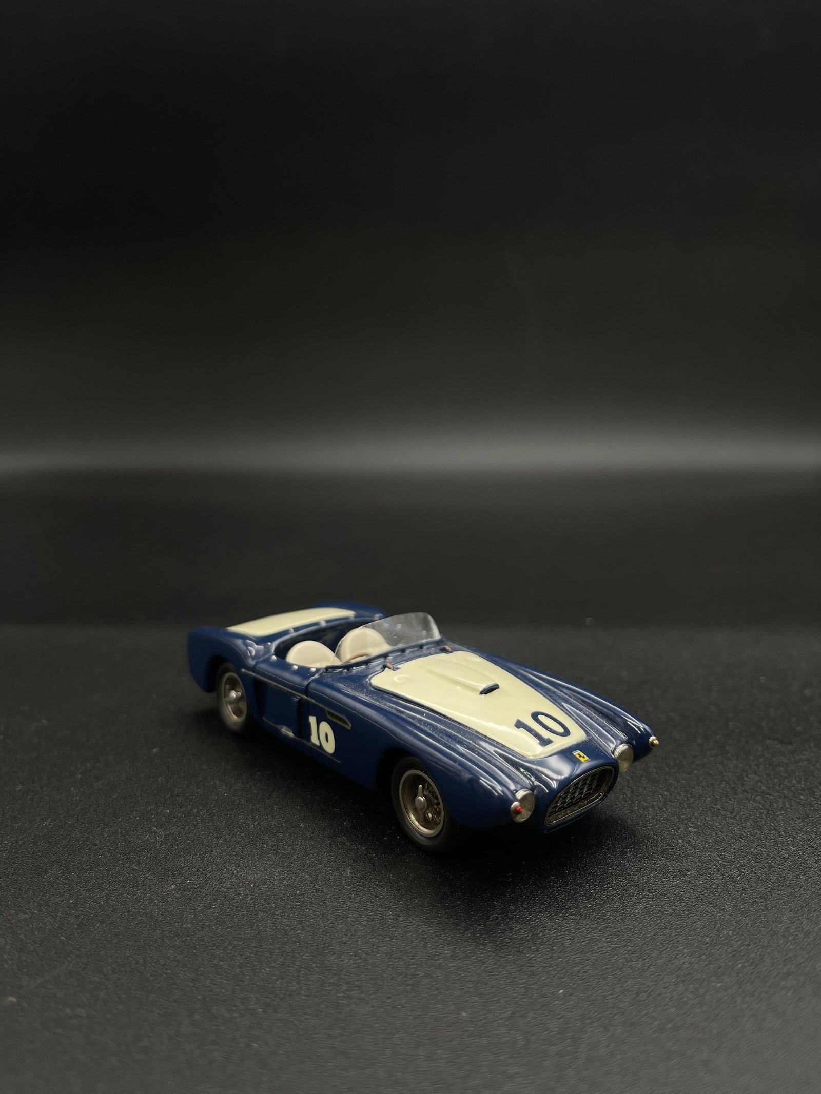 Vintage Model Car 1:43 Blue Ferrari 340 Mexico 1953 Serle Crest: Vintage Model Car 1:43 Blue Ferrari 340 Mexico 1953 Serle Crest