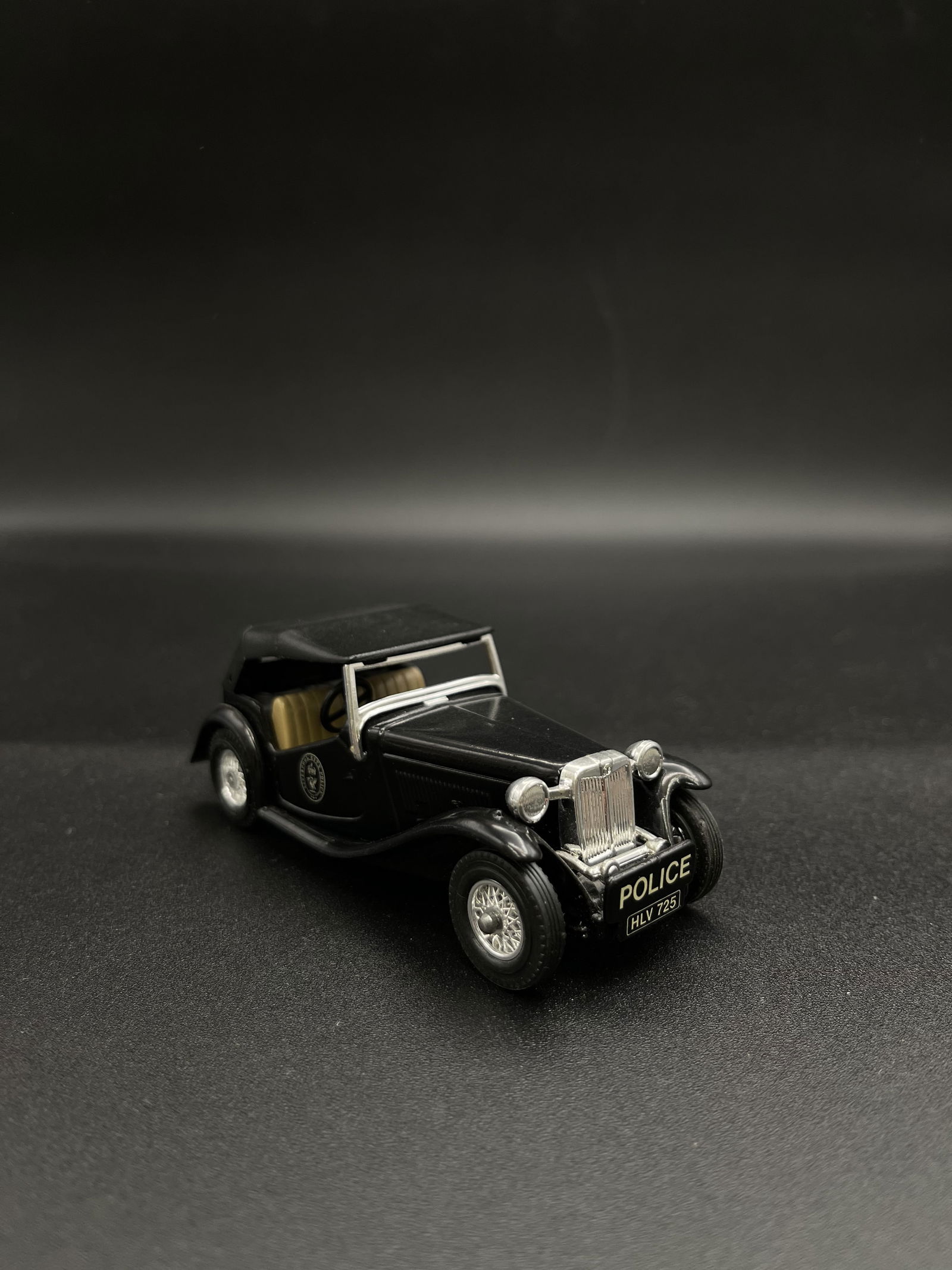 Vintage Model Car 143 Black Mg T.c. Lesley Products 1945 Matchbox