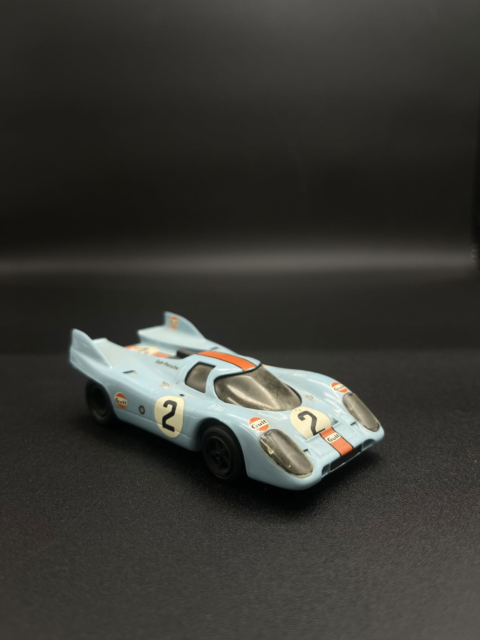 Vintage Model Car 1:43 Light Blue Porsche 917K Provence Moulage - France (1 of 5)