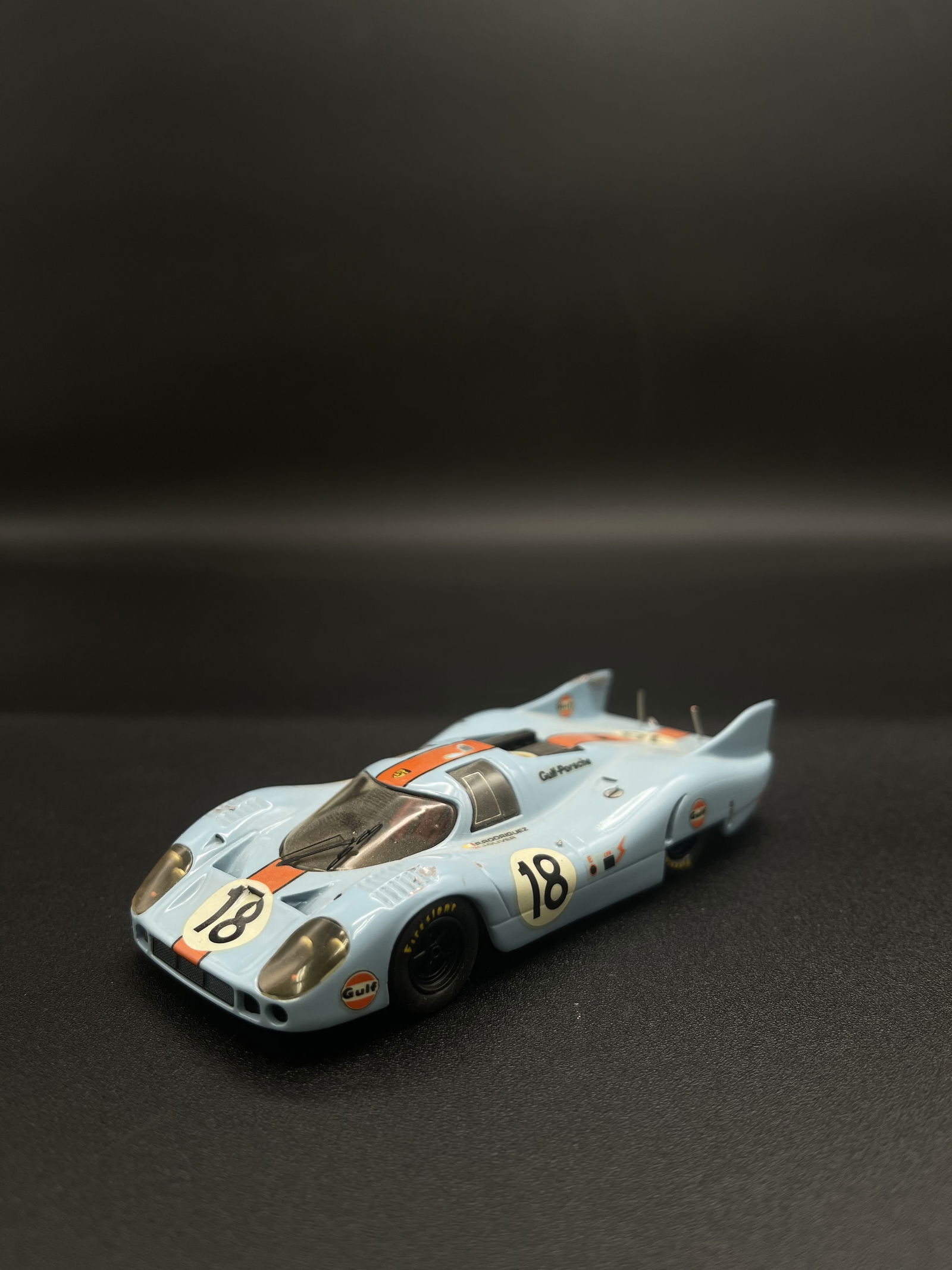 Vintage Model Car 1:43 Light Blue #18 1971 Porsche 917L Marsh Models MM 9 Built by John Simmons (1 of 5)