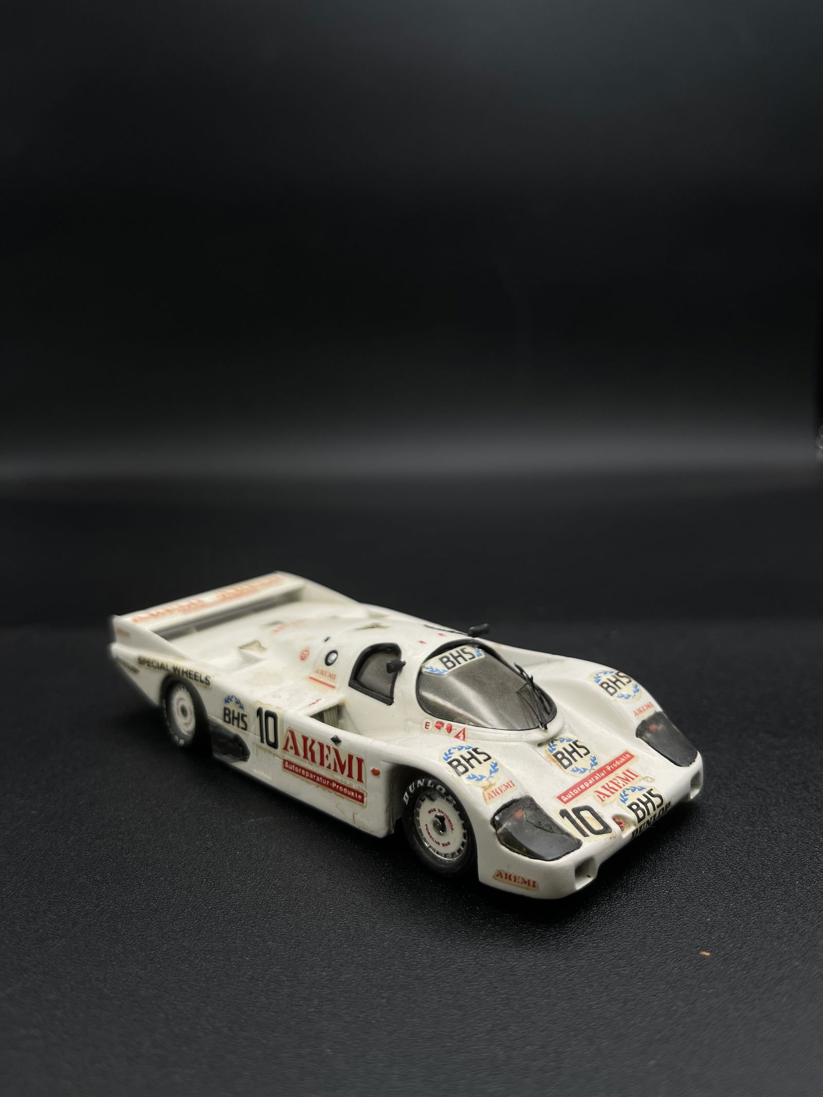 Vintage Model Car 1:43 Multi Colored #18 Porsche 962 Starter By Goupille M. - France (1 of 5)