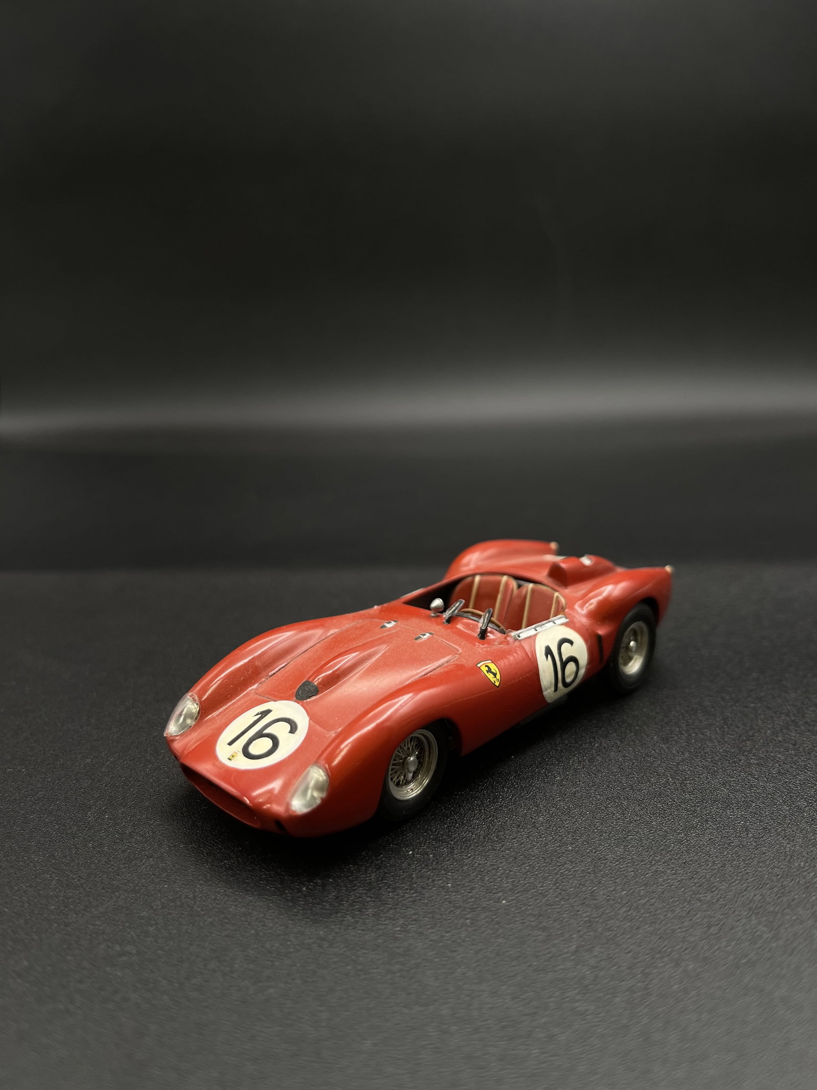 Vintage Model Car 1:43 Red #16 Ferrari 250 Testa Rossa 1957 - U.S.A. Precision Minitures (1 of 5)