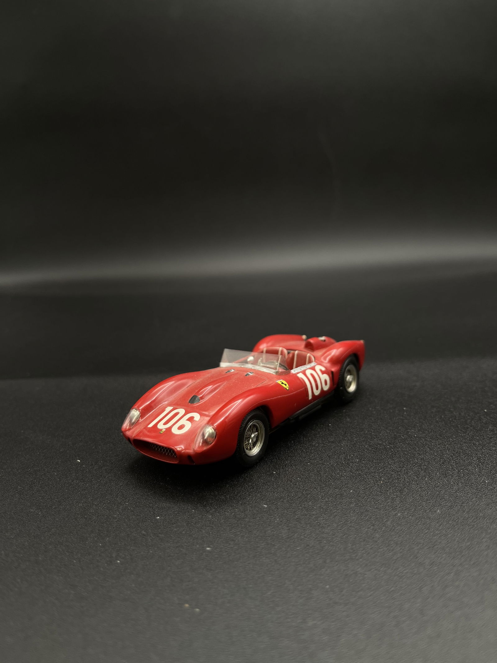 Vintage Model Car 1:43 Red #106 Ferrari TR 1958 Precision Minitures - U.S.A. 1981 (1 of 5)