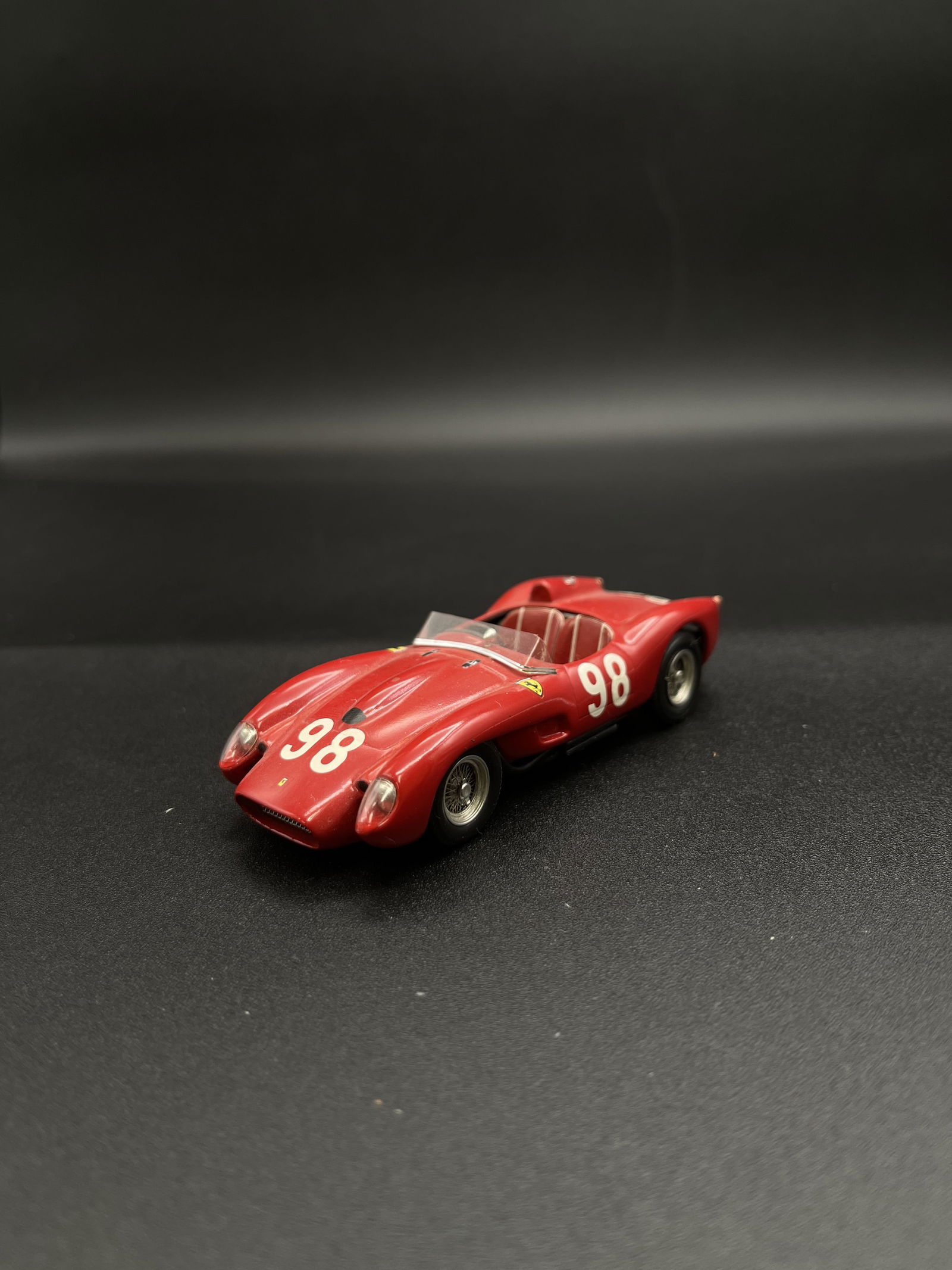 Vintage Model Car 1:43 Red #98 Ferrari 250 Testa Rossa 1957 Precision Miniatures - U.S.A. 1980 (1 of 5)