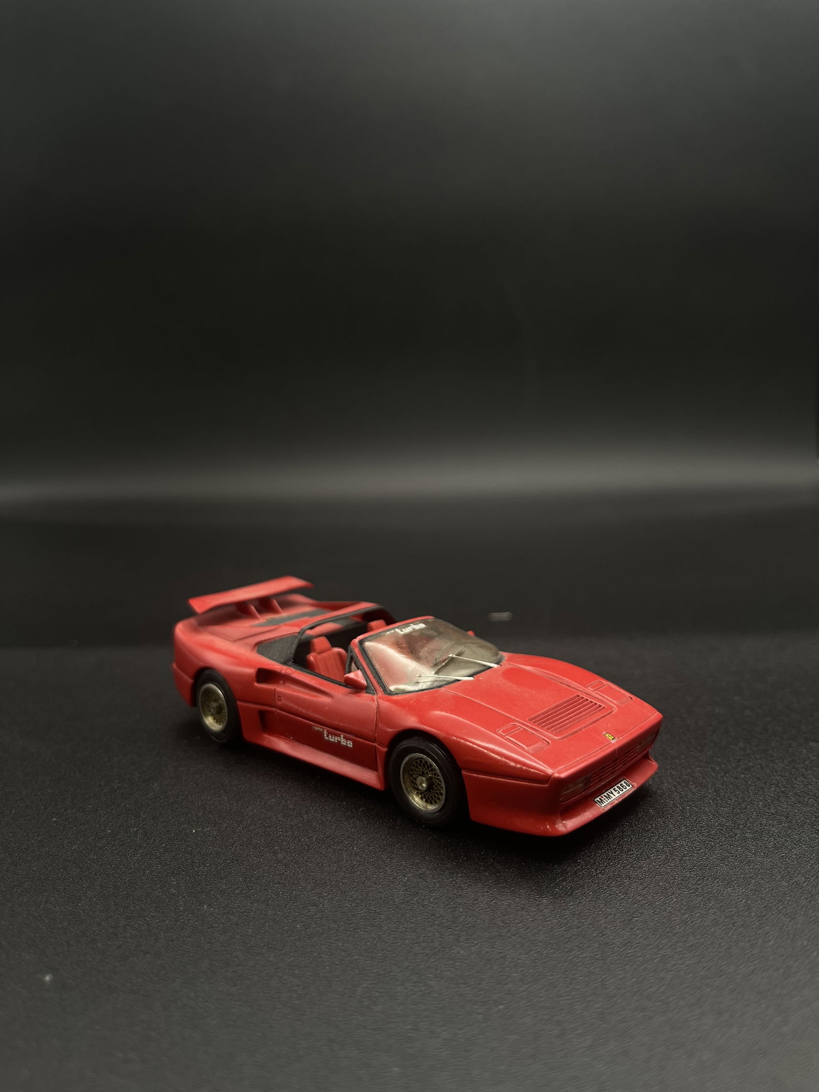 Vintage Model Car 1:43 Red Ferrari 328 Starter By Goupille M. - France Signed (1 of 5)