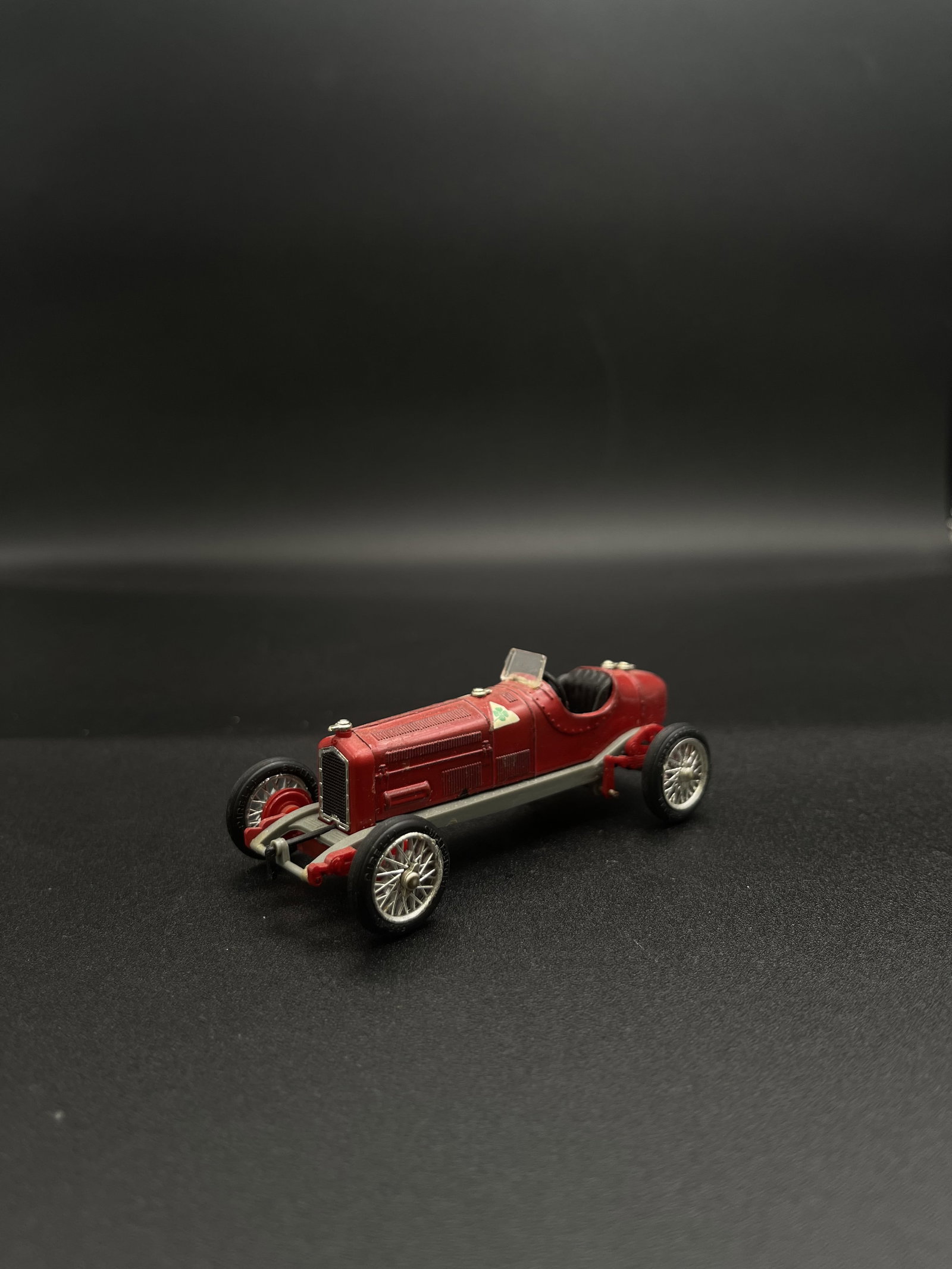 Vintage Model Car 1:43 Red Alfa Romeo P3 Rio - Italy: Vintage Model Car 1:43 Red Alfa Romeo P3 Rio - Italy