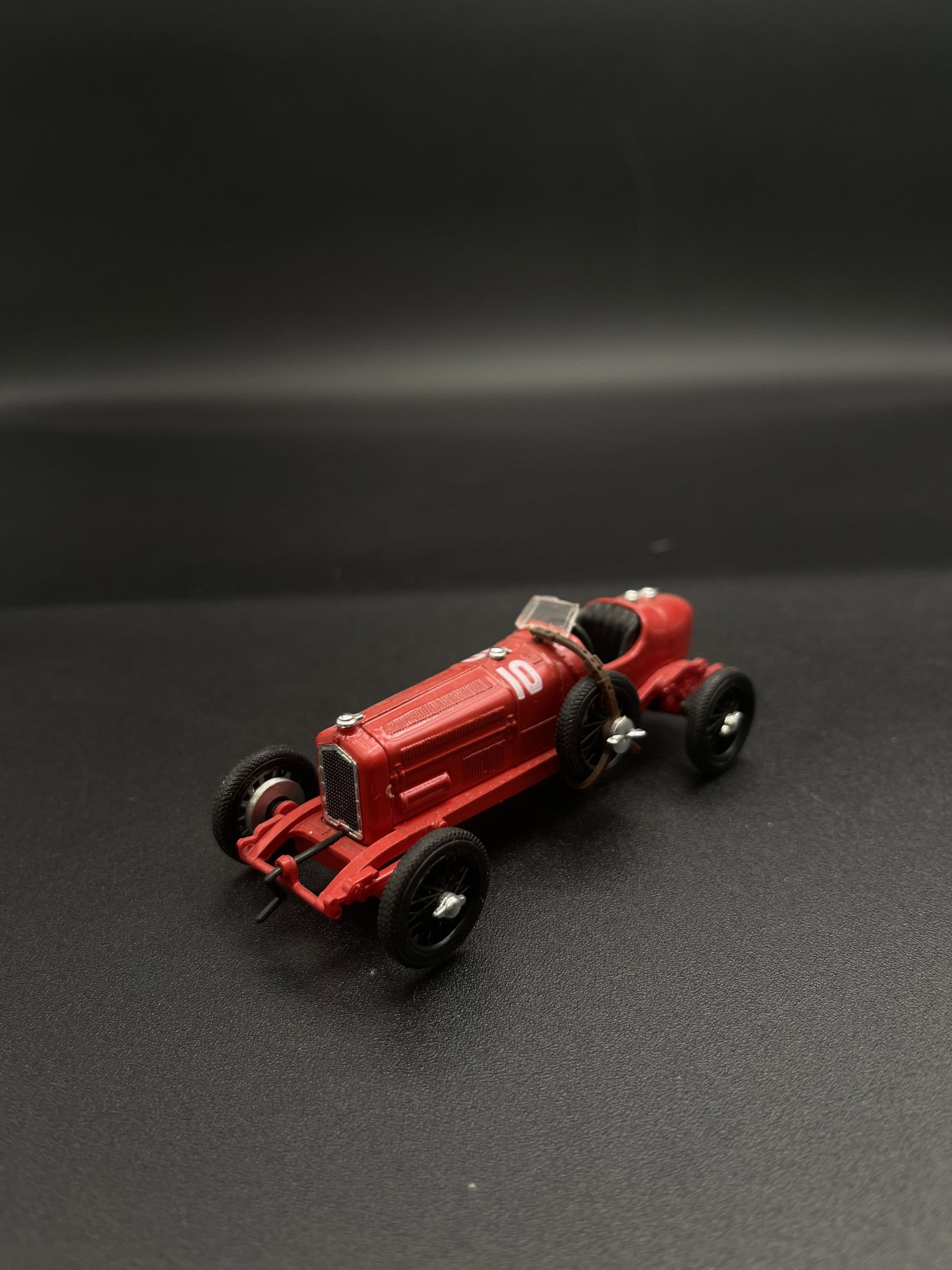 Vintage Model Car 1:43 Red Alfa Romeo P3 Rio - Italy: Vintage Model Car 1:43 Red Alfa Romeo P3 Rio - Italy